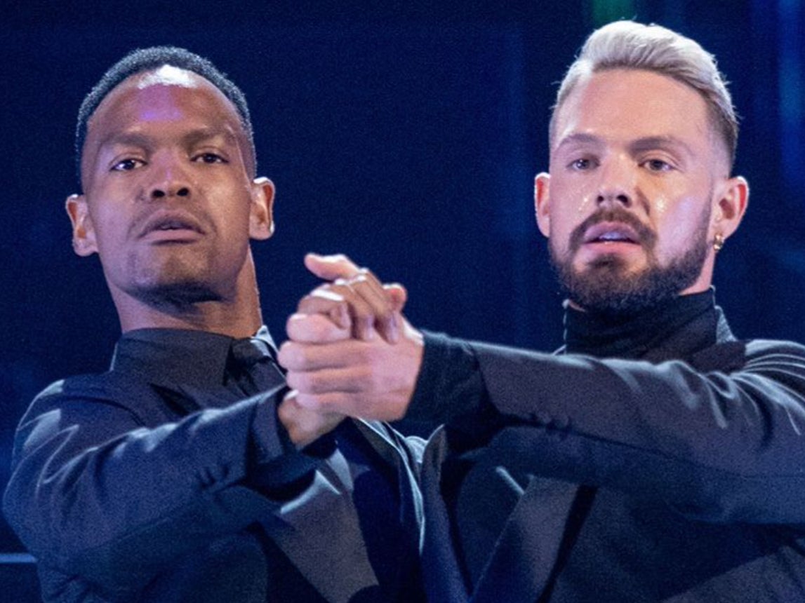 Johannes Radebe and John Whaite on ‘Strictly Come Dancing’