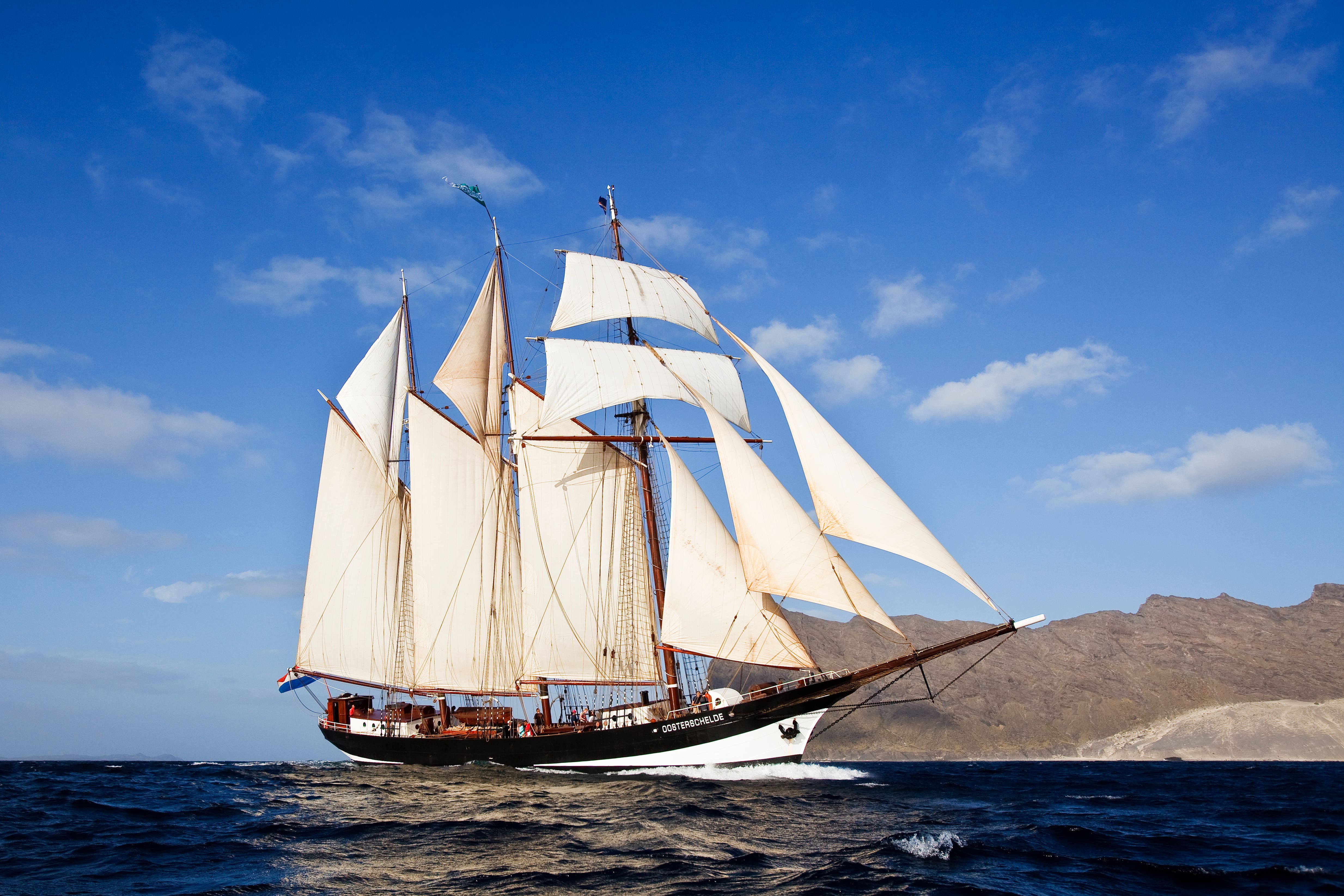 The Dutch tall ship will carry travellers and researchers around the world (Arthur Smeets/PA)