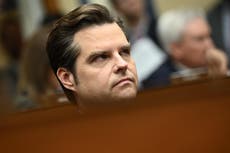 Matt Gaetz suggests he wants to be America’s next attorney general: ‘A boy can dream’