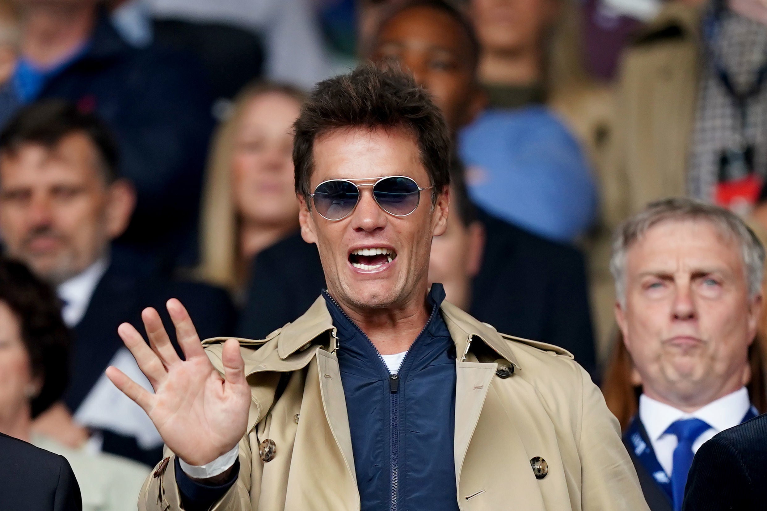 Tom Brady at St Andrew’s watching Birmingham City vs Leeds