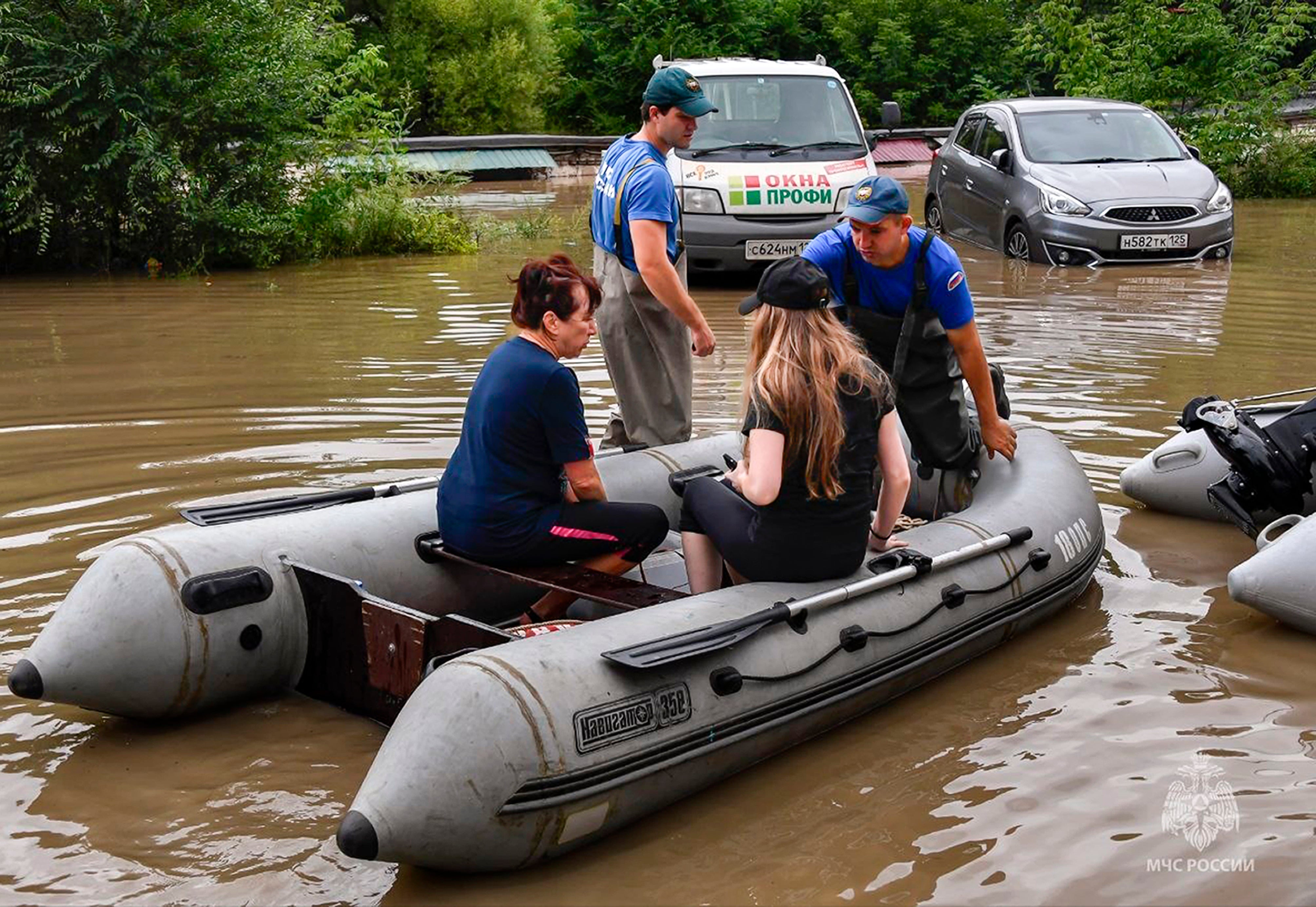 Russia Flooding Far East