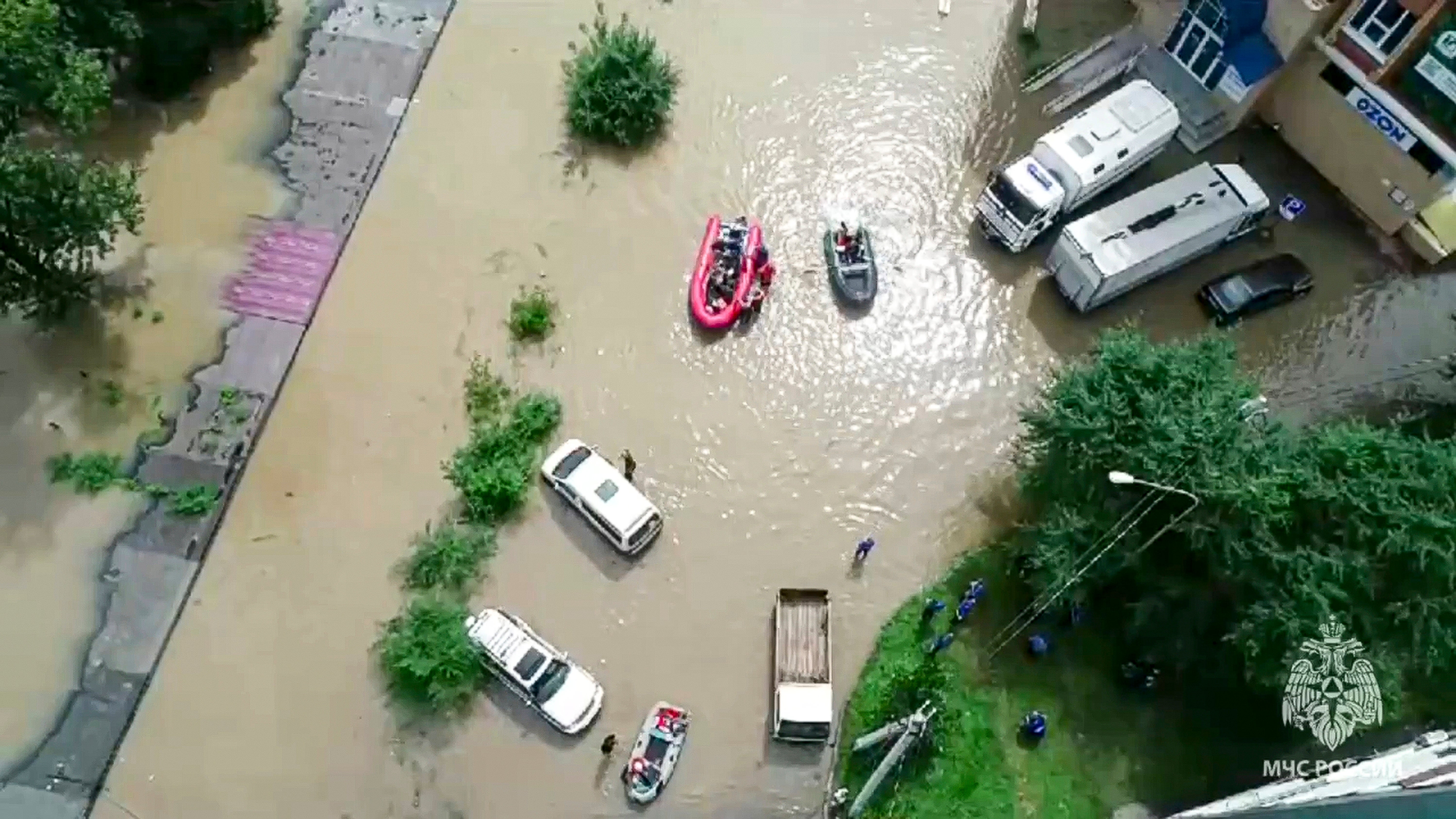 Russia Flooding Far East