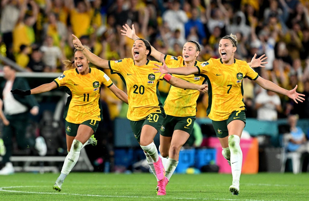 Australia secured a place in the semi-finals