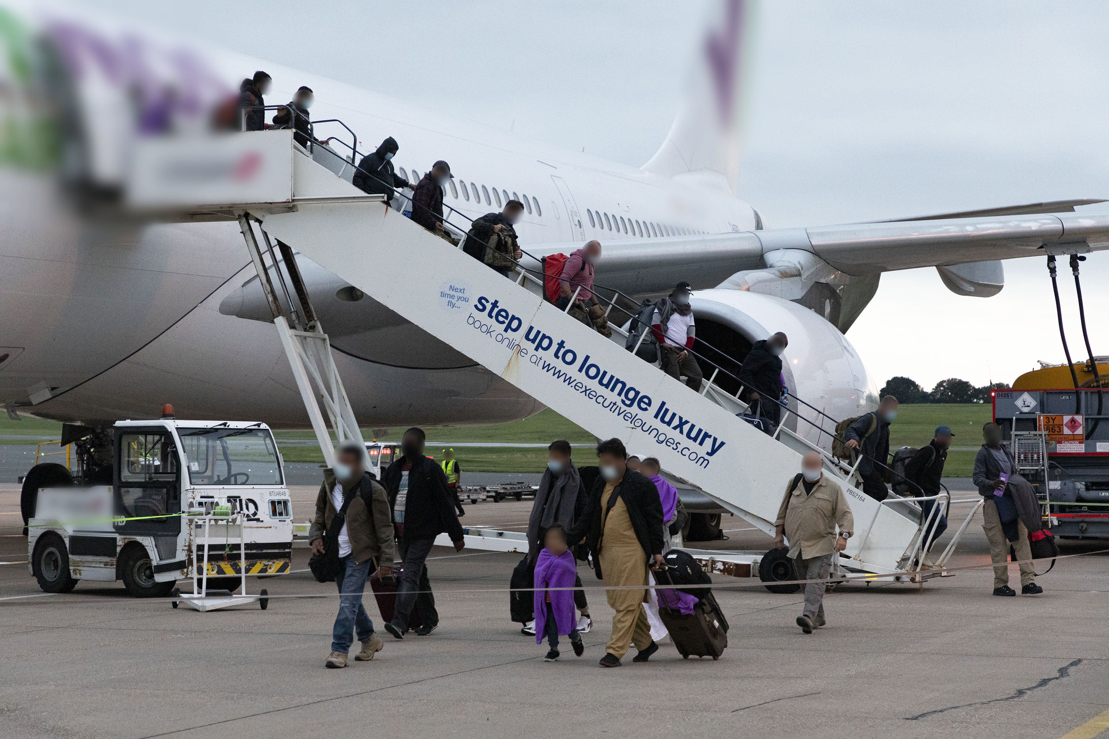 Planes brought some Afghans to the UK after the Taliban takeover (PA)