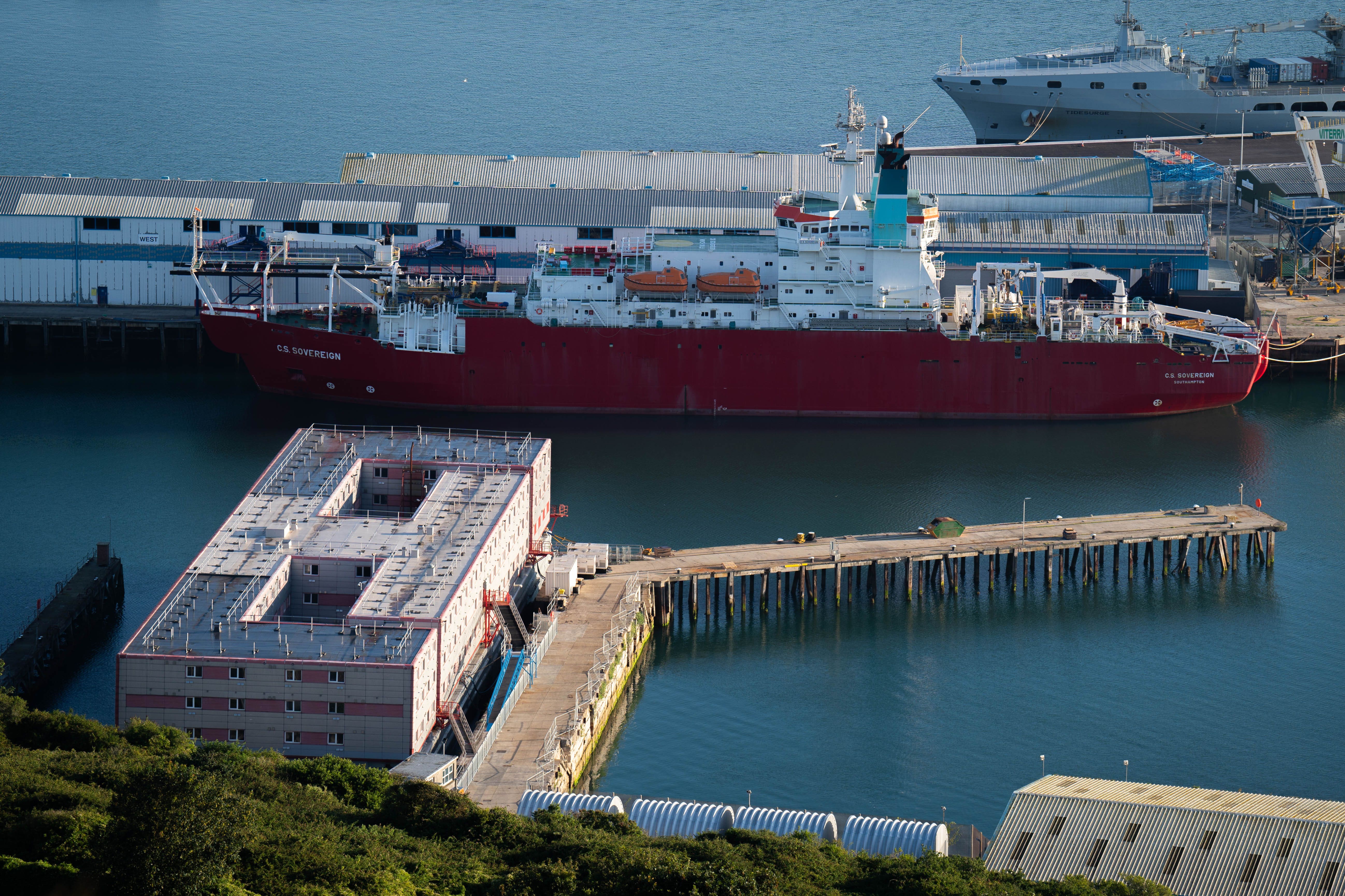 Dozens of migrants who boarded the boat had to be removed due to legionella bacteria