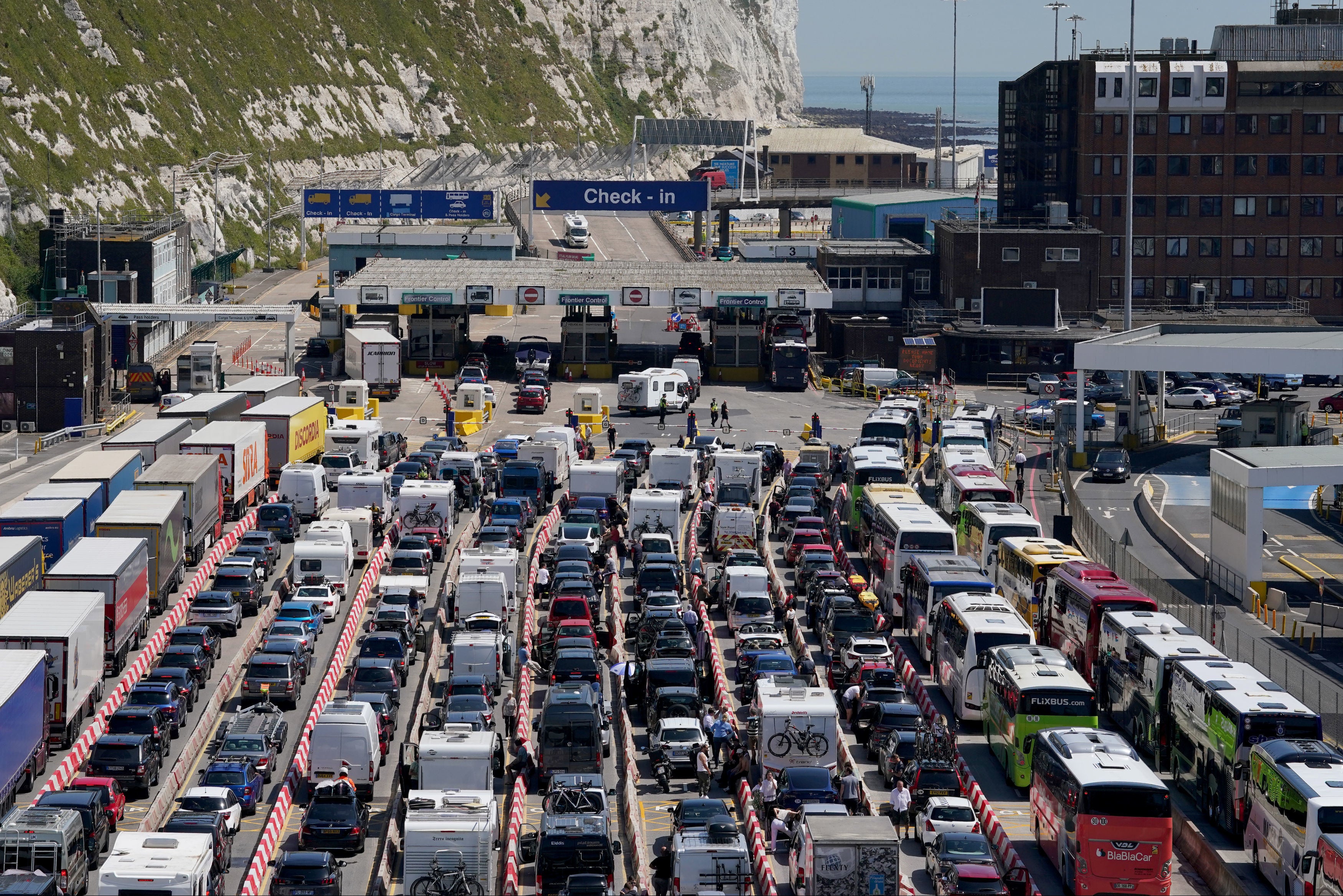 Dover has seen increased congestion since Brexit red tape was imposed, hitting UK businesses