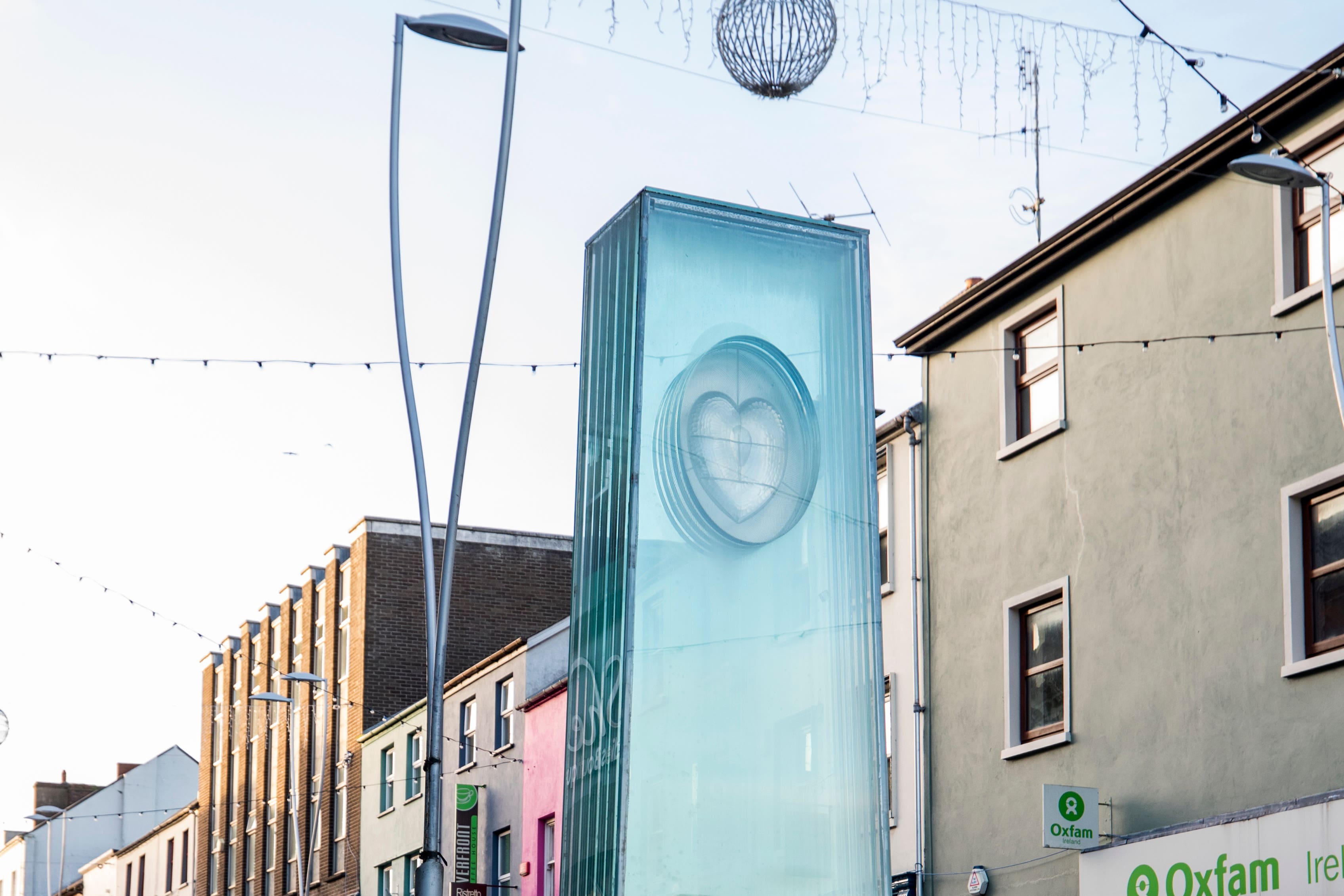 The Omagh bomb memorial in the Co Tyrone town (Liam McBurney/PA)