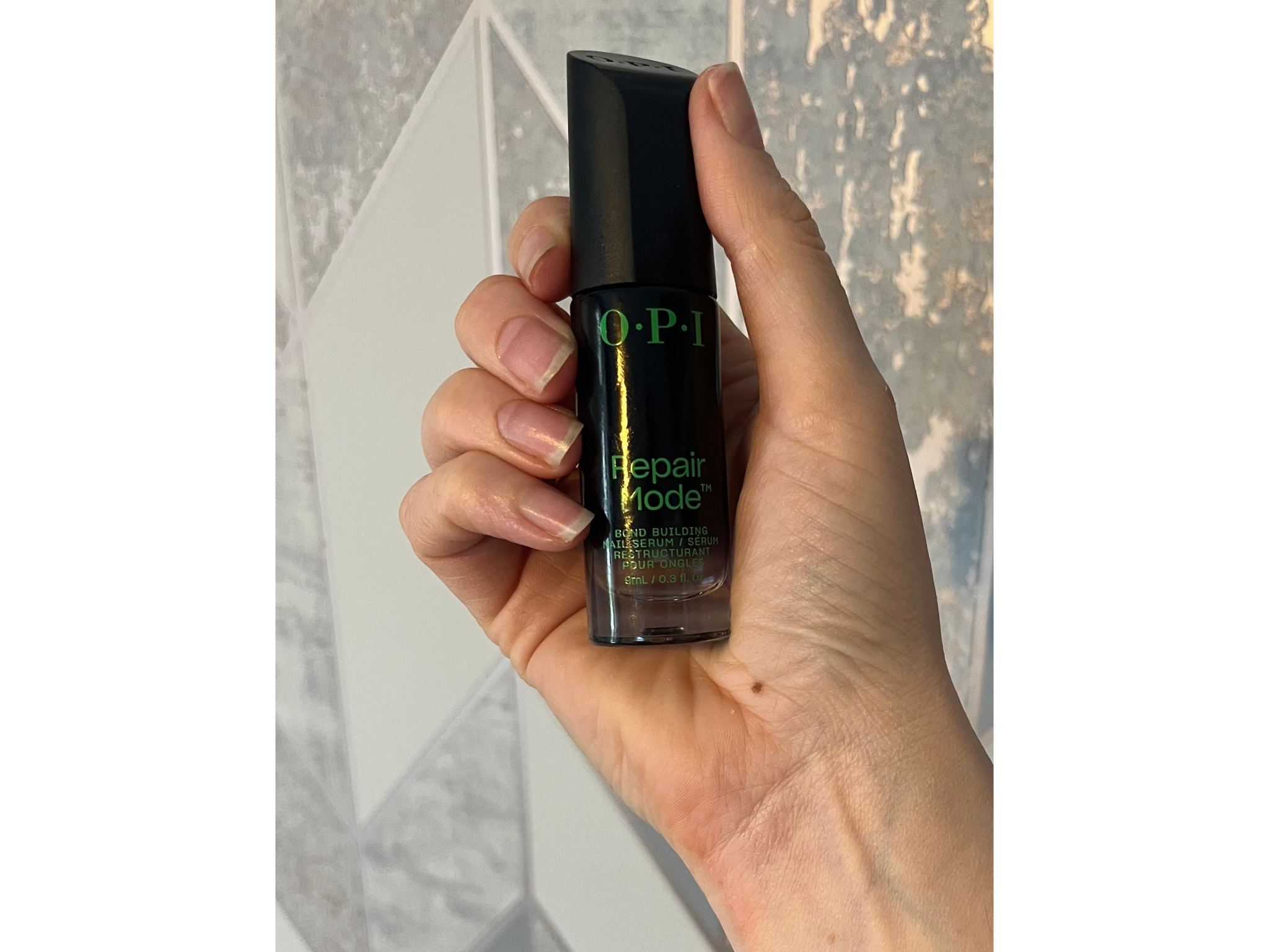 Our nails felt slightly stronger to the touch after using the serum