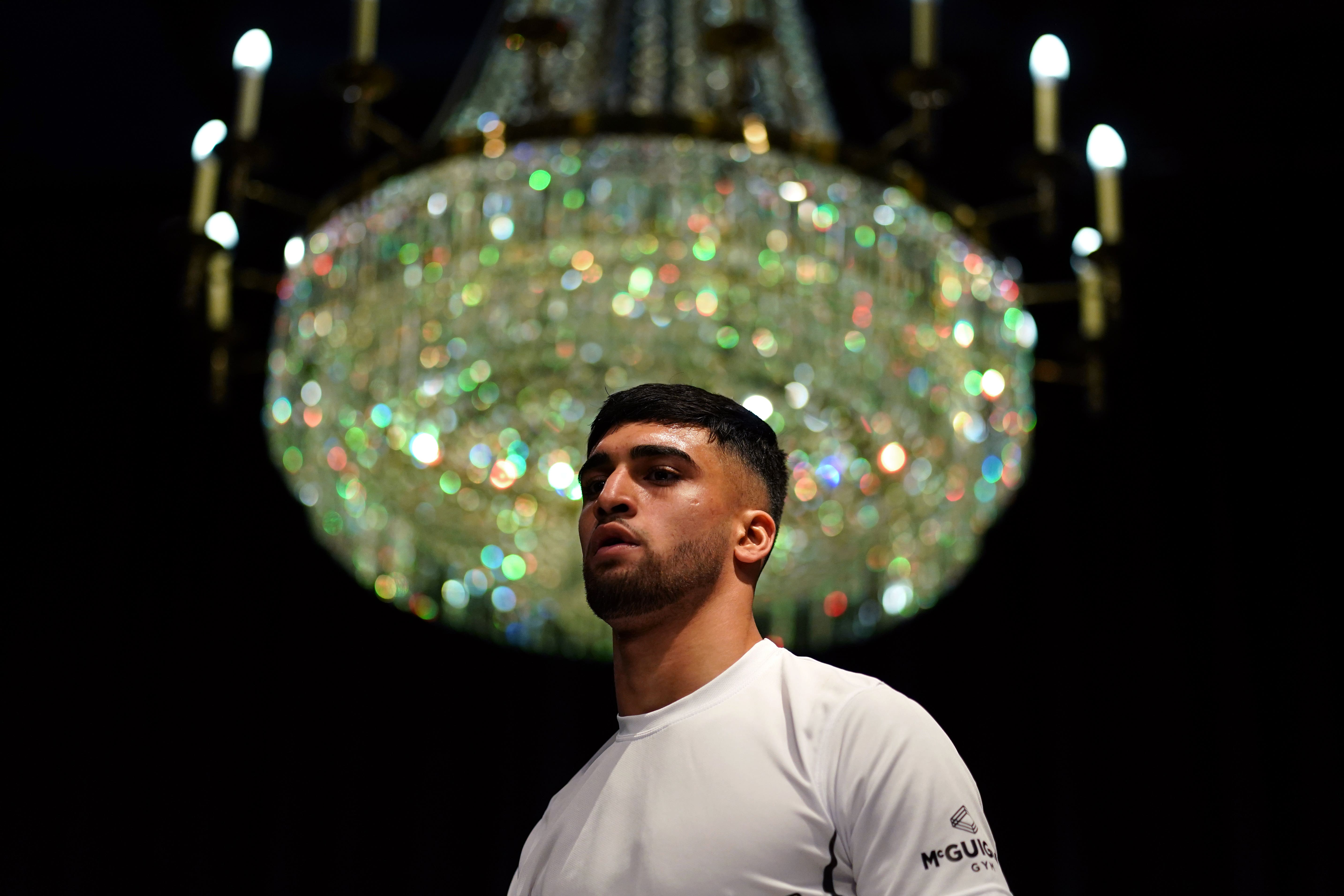 Adam Azim wants to inspire the Asian community by becoming the first British Pakistani undisputed world champion (John Walton/PA)