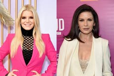 Jessica Simpson reacts to Catherine Zeta-Jones wearing dress she owned nearly 20 years ago