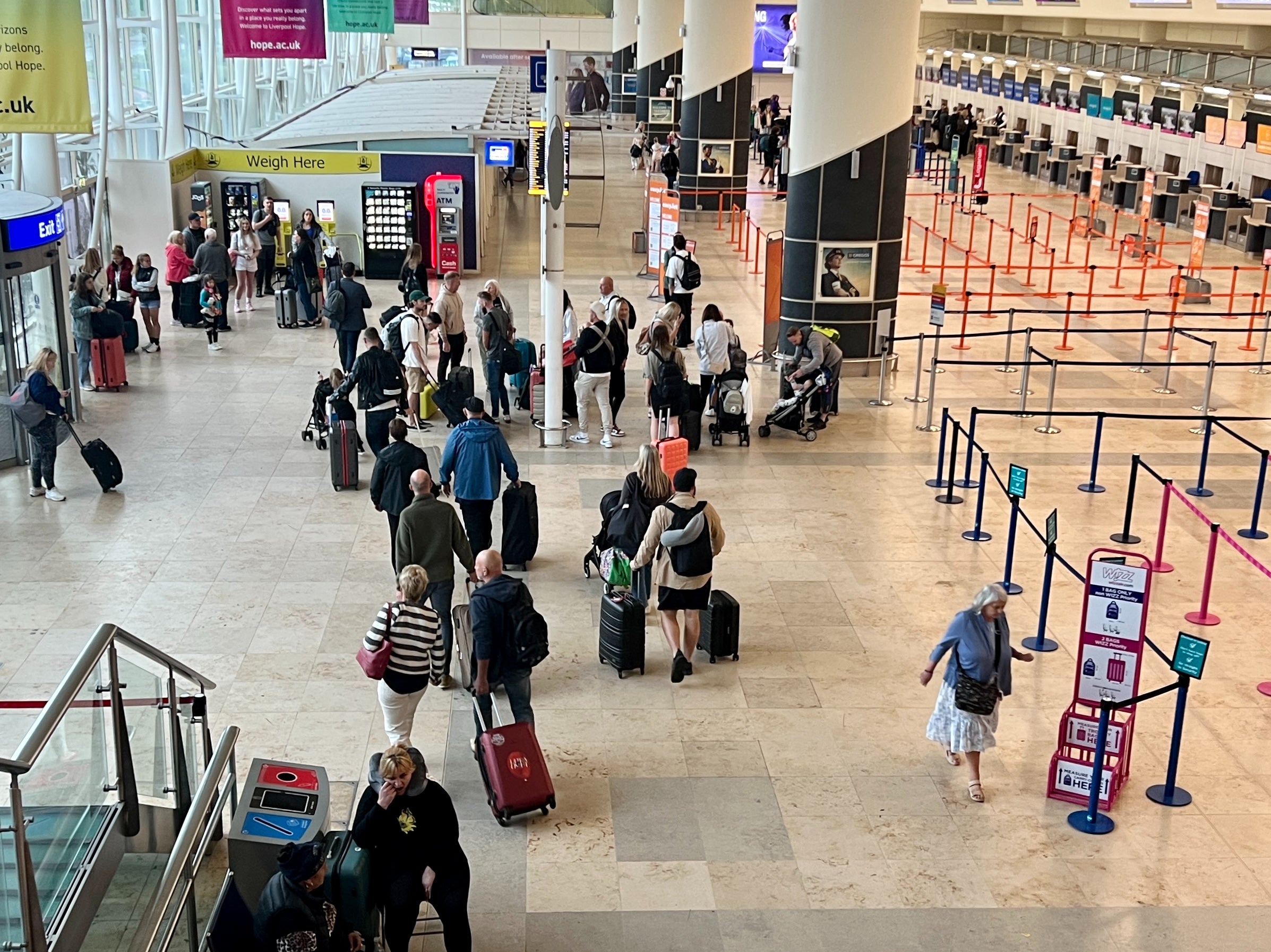 Flight check: Liverpool John Lennon airport, with services on easyJet, Ryanair, Wizz Air and other airlines