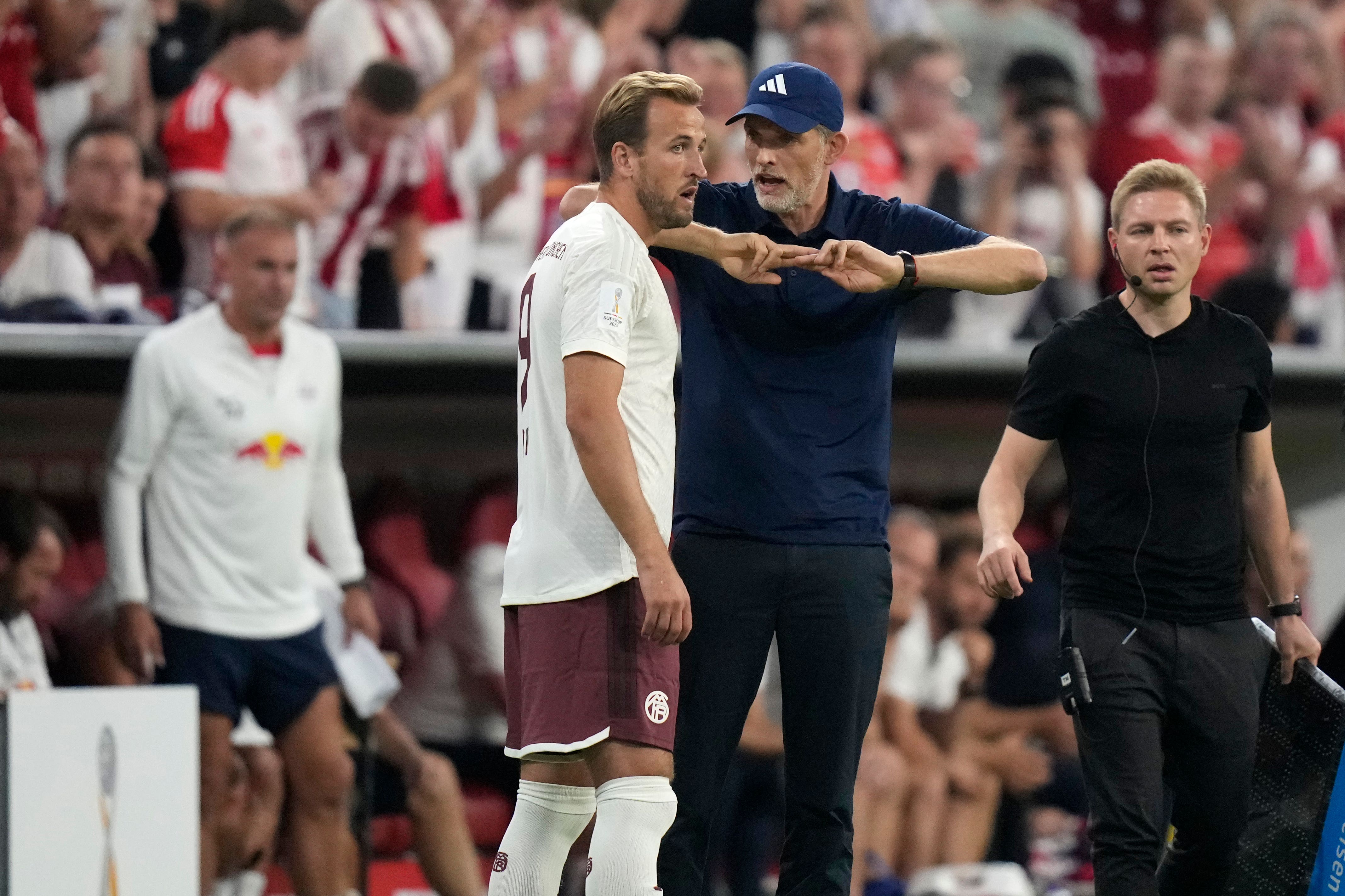 Harry Kane was a major target for Bayern Munich manager Thomas Tuchel (Matthias Schrader/AP/PA)