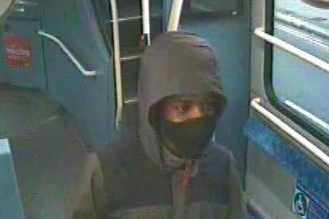 The suspect was spotted on a bus prior to the attack (Metropolitan Police/PA)