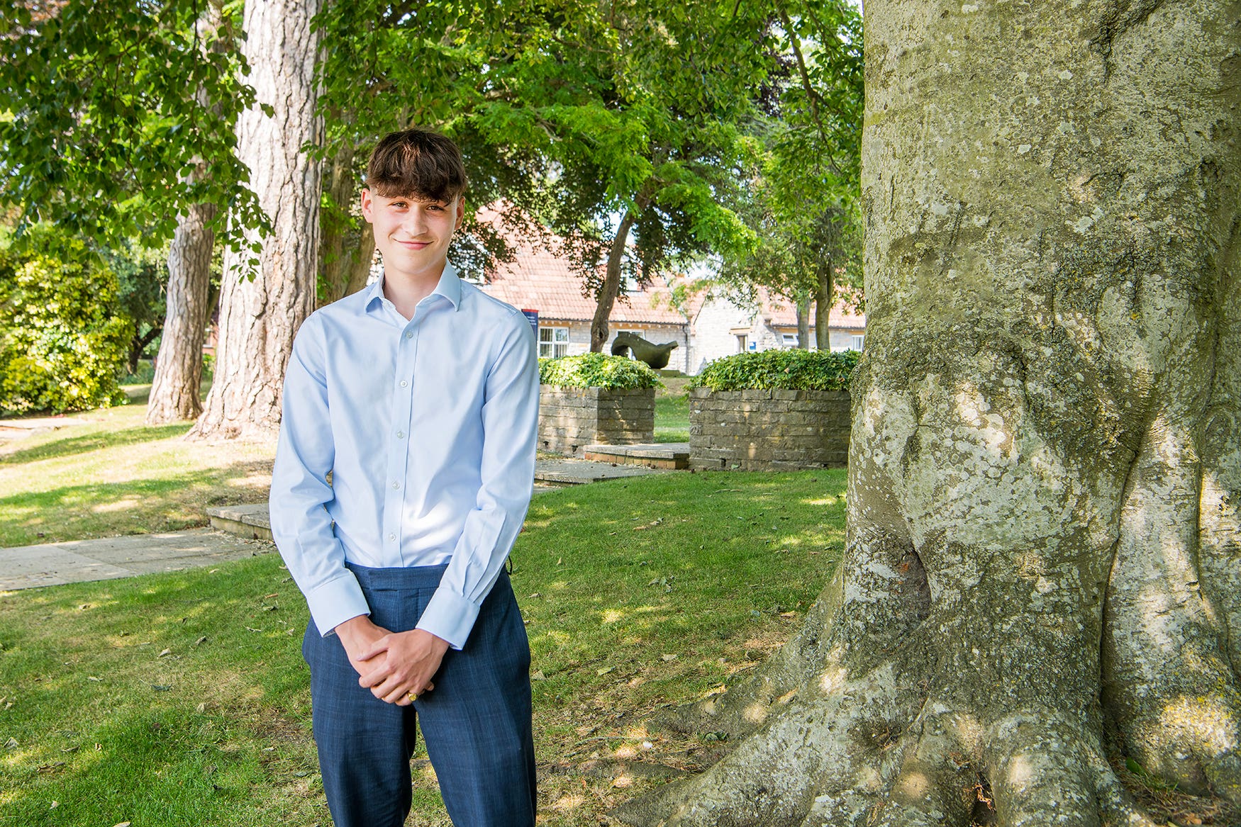 US student Finn Bennett credits the Covid-19 lockdowns with improving his exam grades (Millfield School/PA)