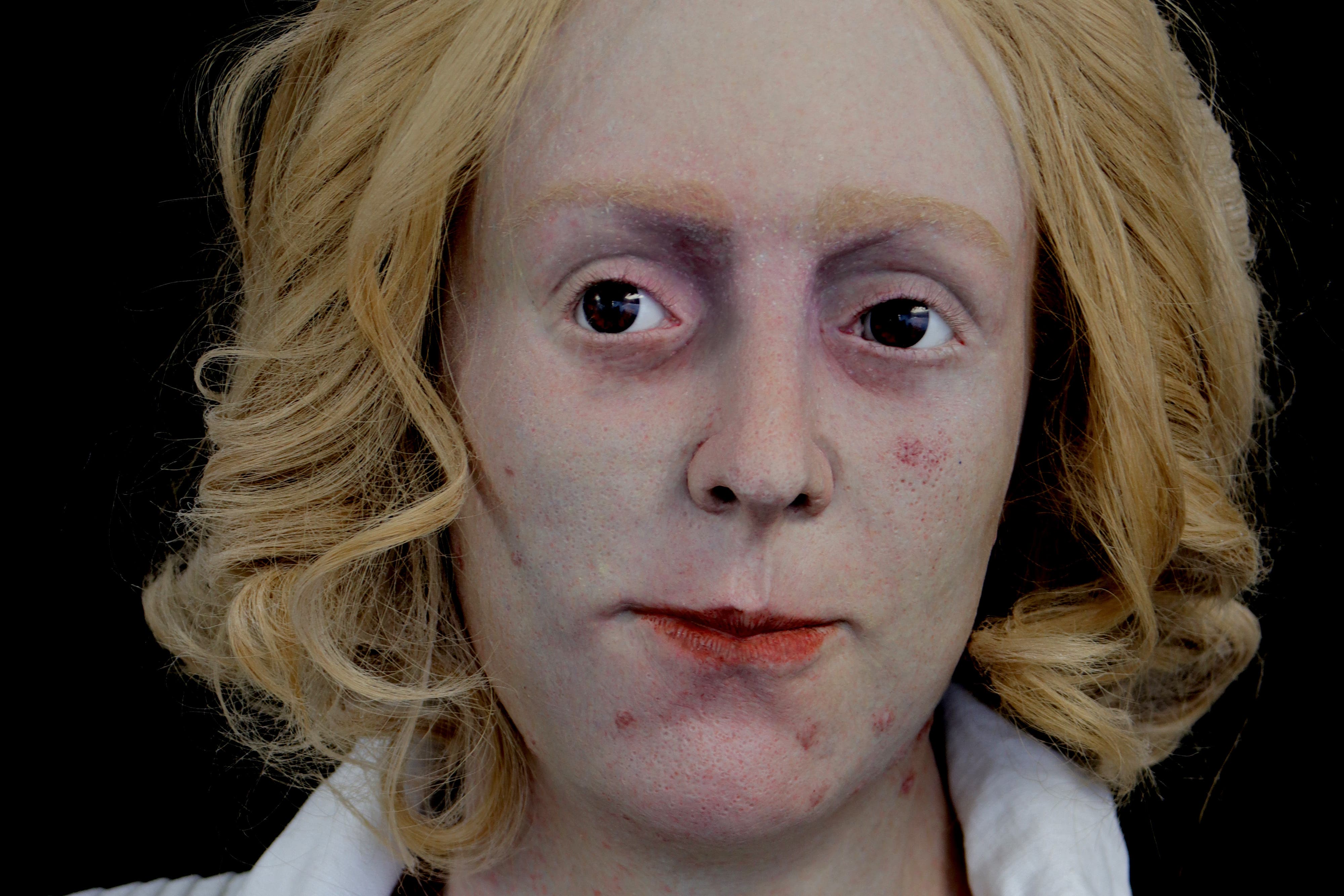 University of Dundee researchers have recreated the face of Bonnie Prince Charlie (Barbora Vesela/University of Dundee/PA)