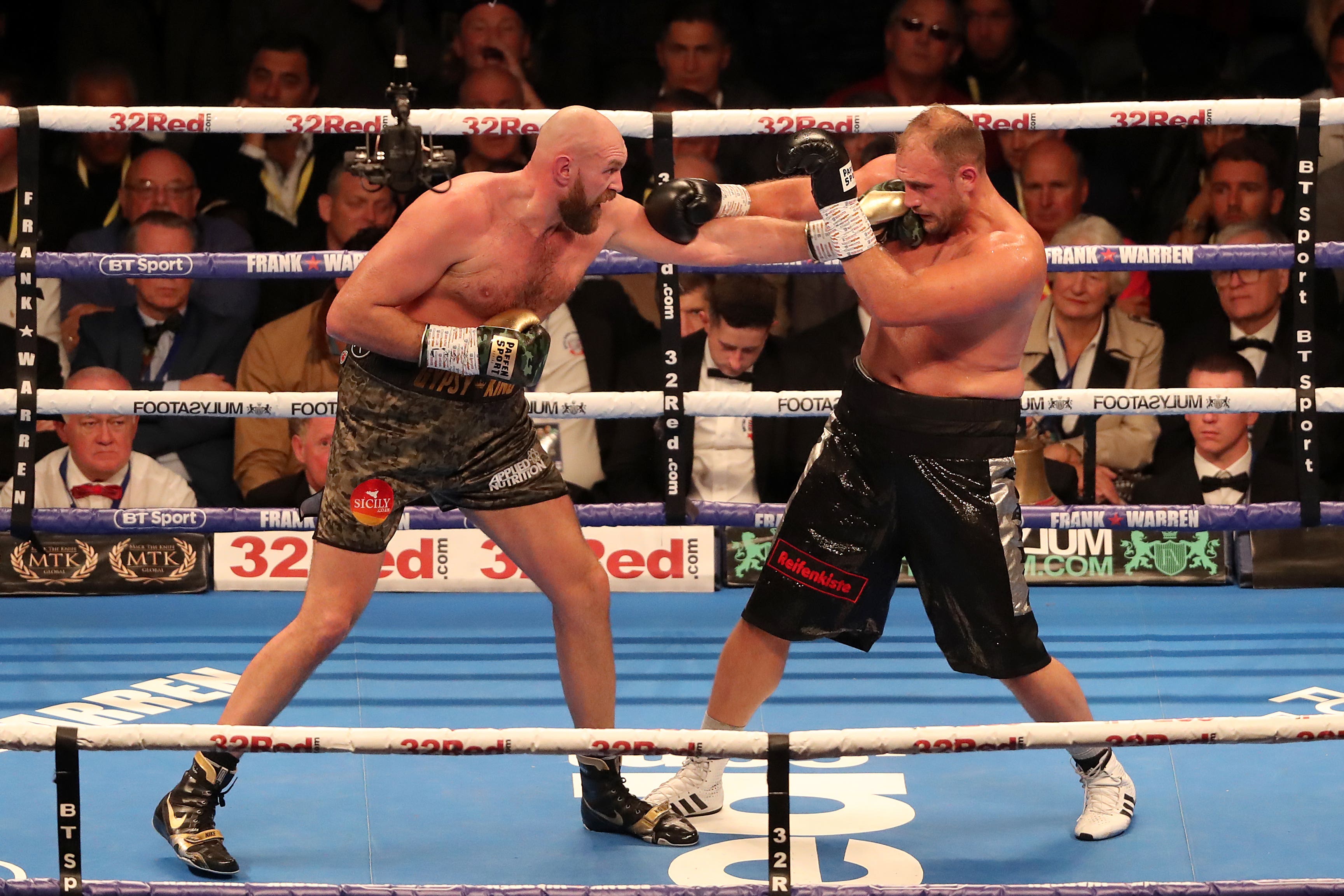 Tyson Fury defeated Francesco Pianeta to set up a bout with WBC heavyweight champion Deontay Wilder (Niall Carson/PA)