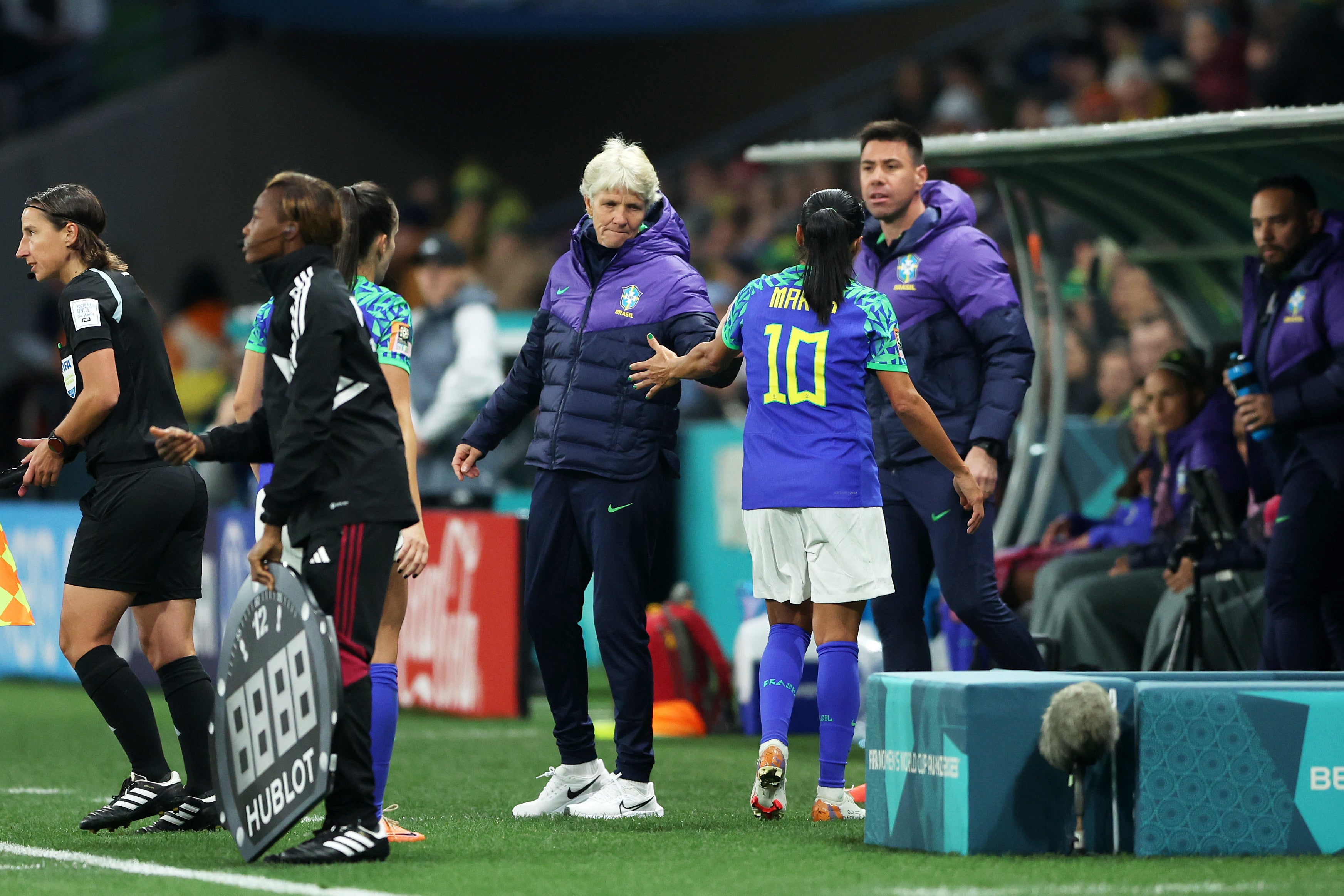 Brazilian legend Marta departs the World Cup stage for the final time