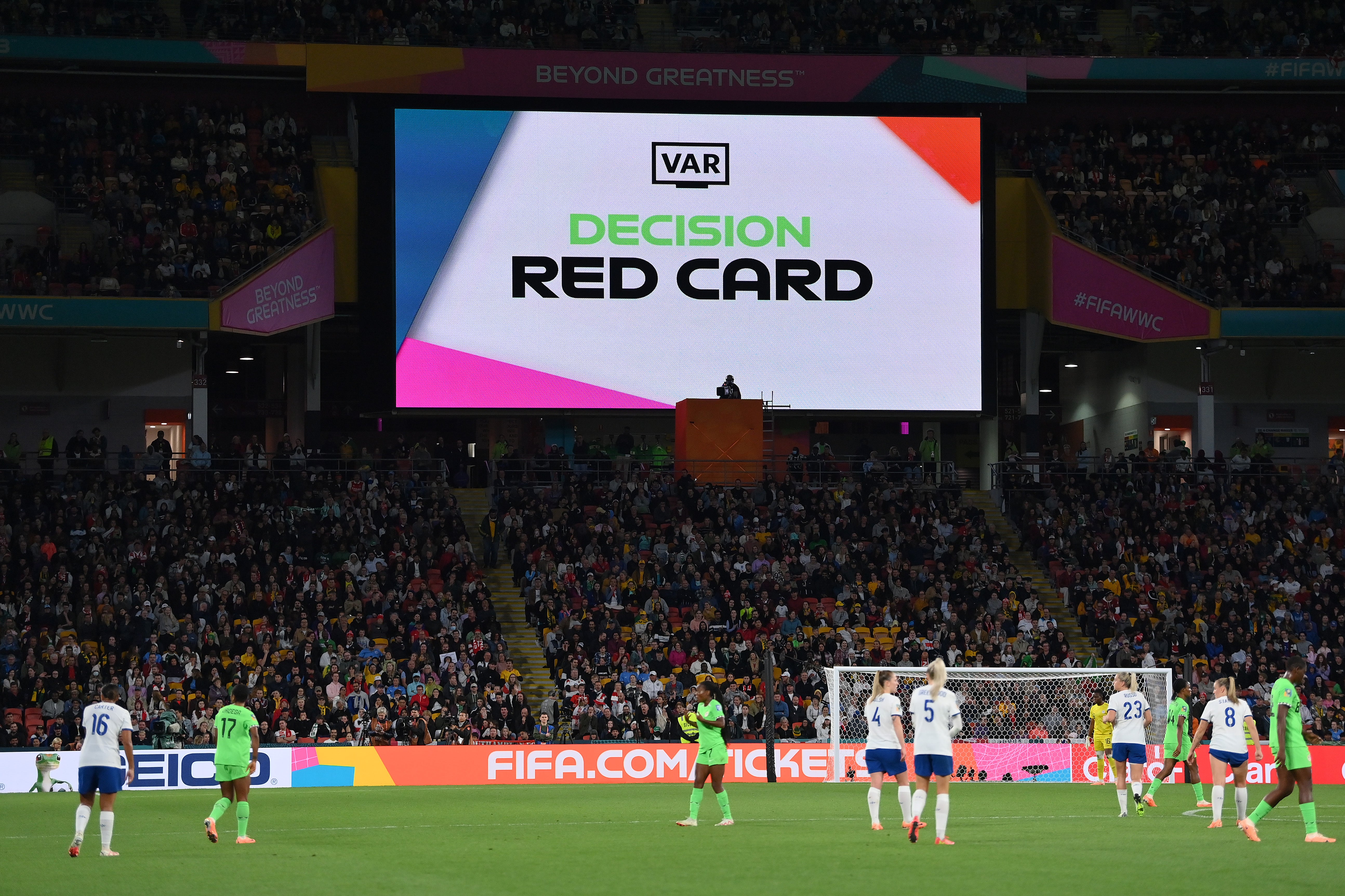 Capturing the frustration of a VAR decision poses a challenge