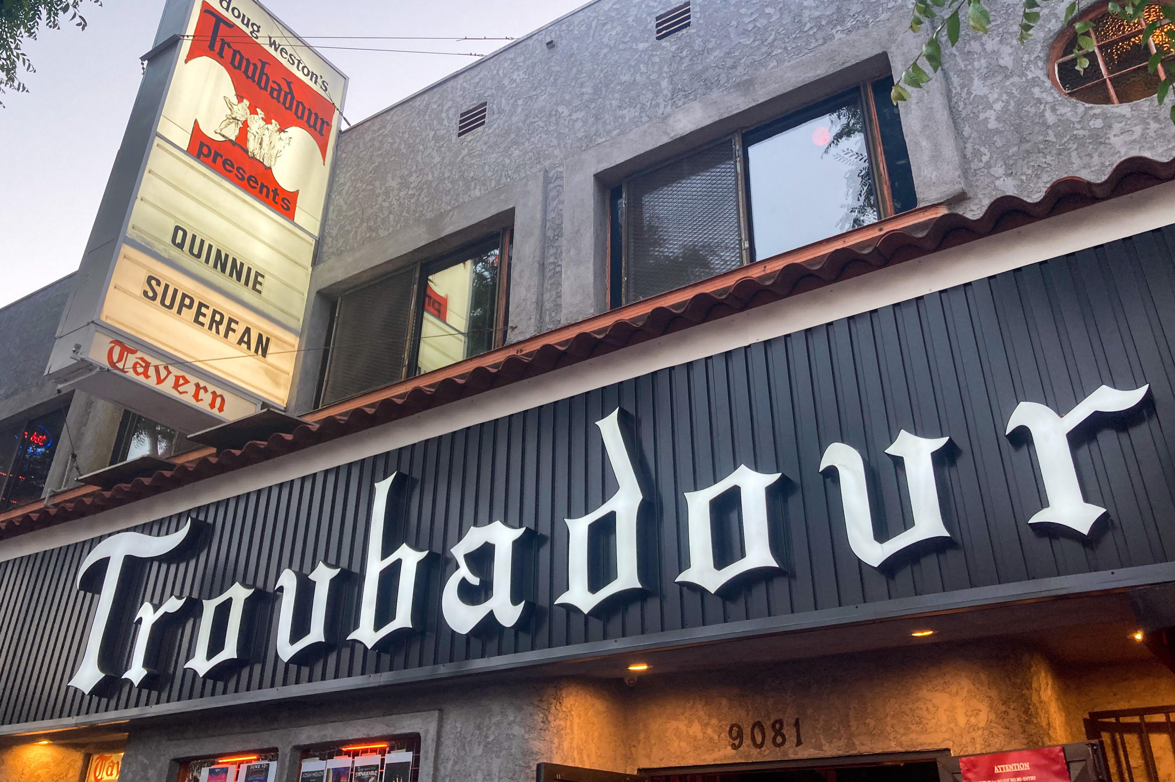 The Troubadour has welcomed artists for more than 65 years