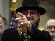 Kid Rock spotted drinking Bud Light months after shooting up beer cases during transphobic rant