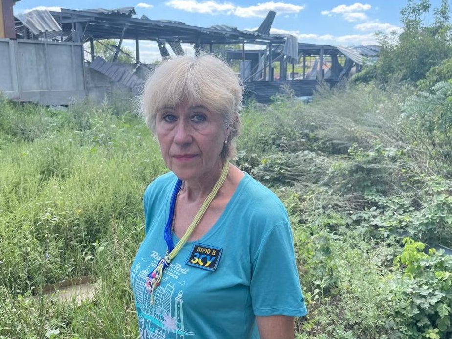 Resident Antonina Mitaniyeva says she will not leave yet