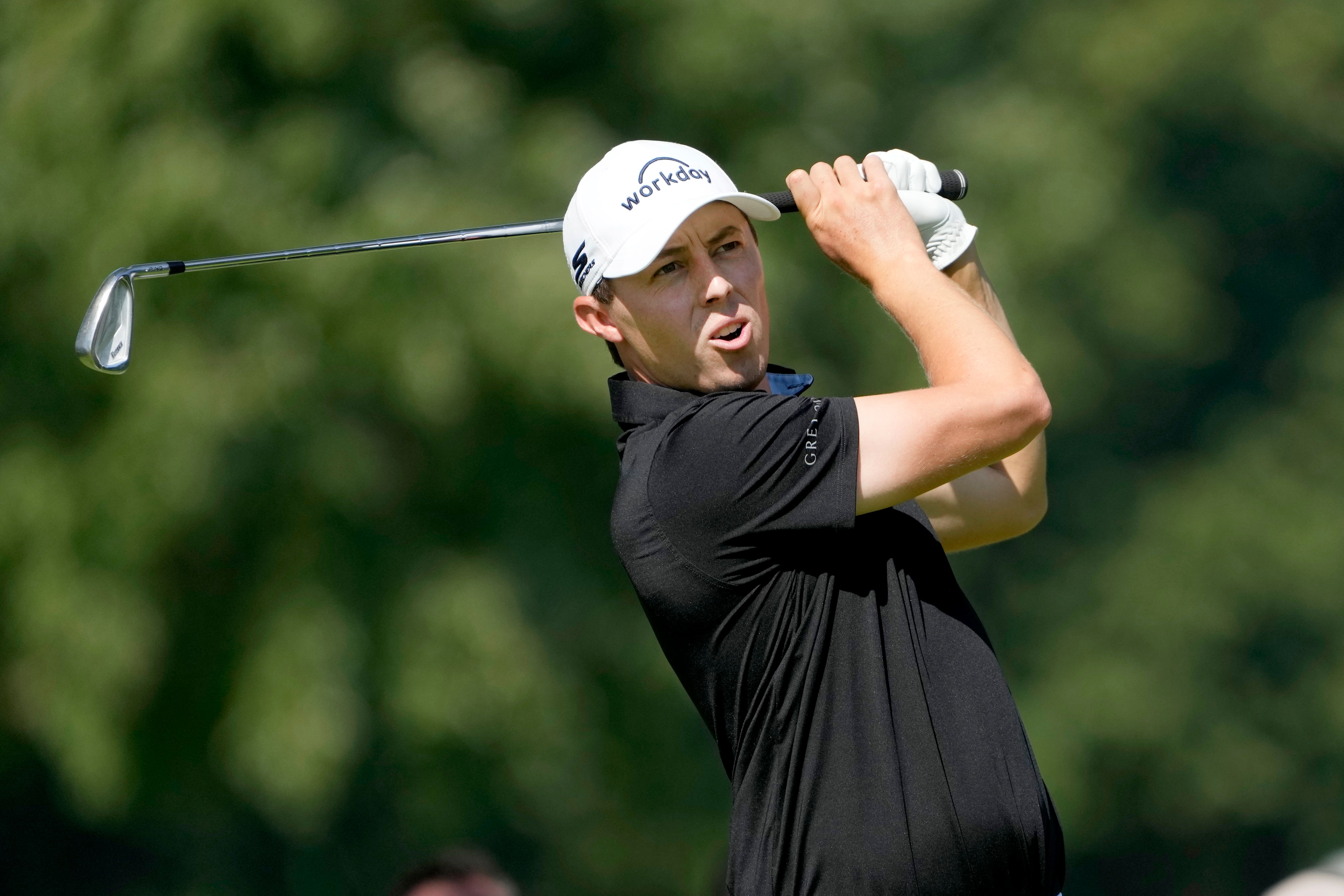 Matt Fitzpatrick shares the lead with Scottie Scheffler heading into the final round of the BMW Championship (Charles Rex Arbogast/AP)