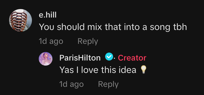 Hilton hinted she may mix speech into future DJ sets