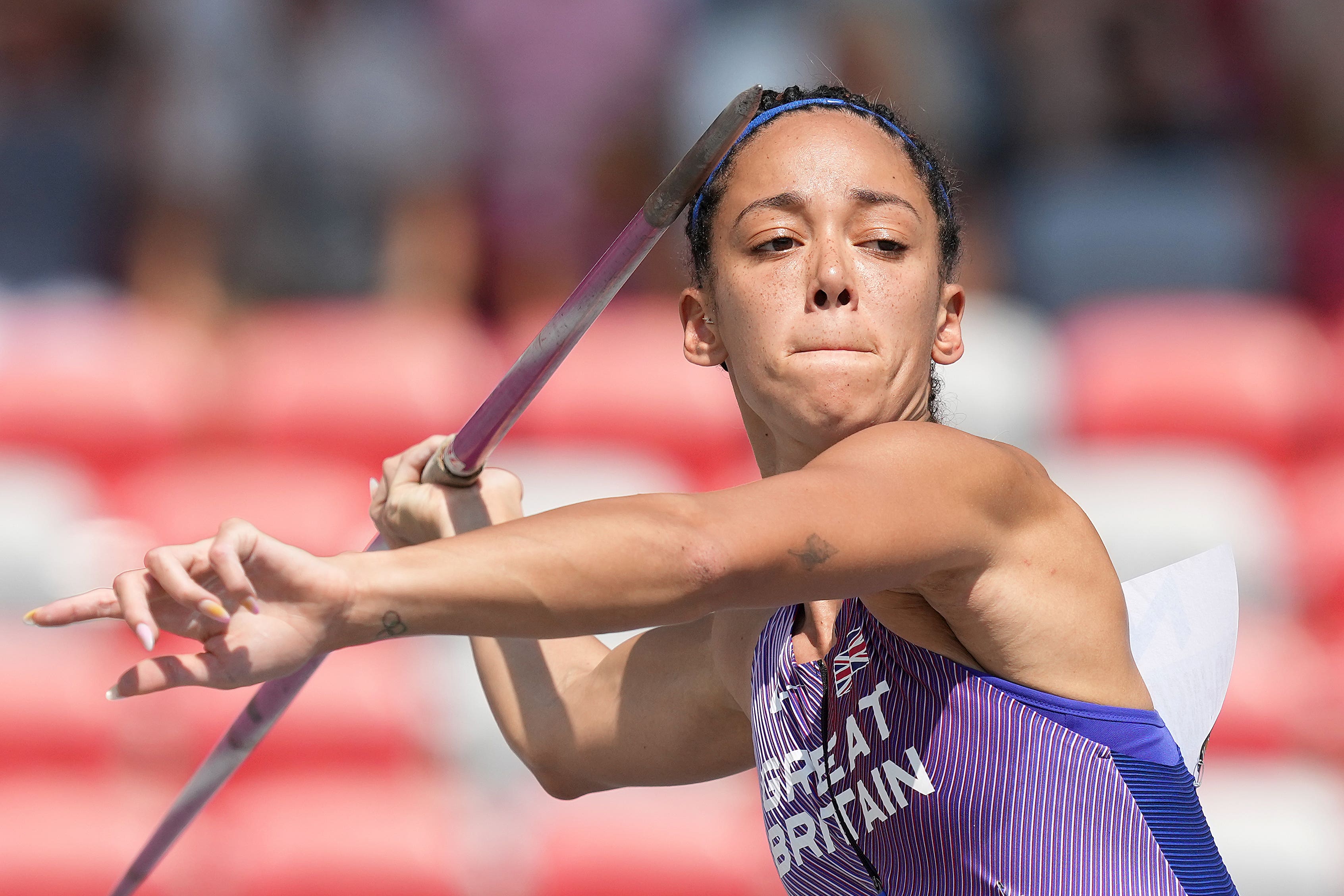 Great Britain’s Katarina Johnson-Thompson is a gold-medal winner again (Martin Rickett/PA)