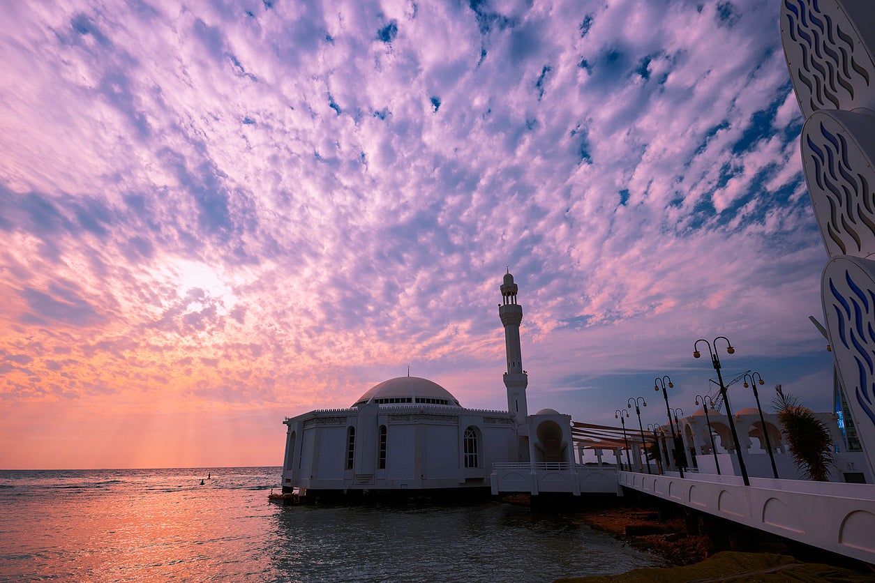 The Al Rahma Mosque is also known as ‘The Floating Mosque’