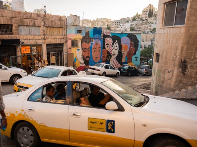 <p>Jordan is brimming with colourful graffiti and street art </p>