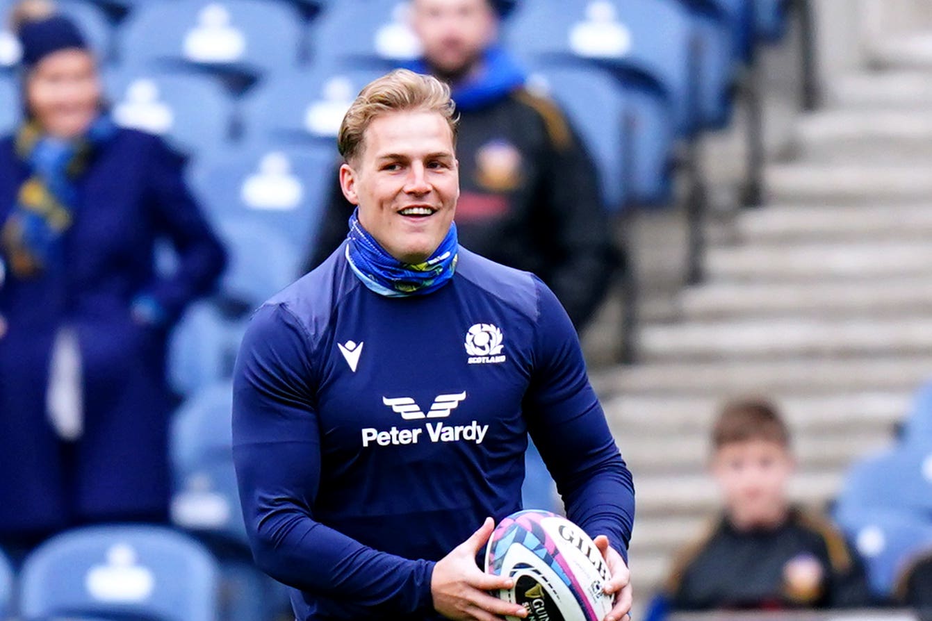 Duhan van der Merwe is optimistic about Scotland’s Rugby World Cup chances (Jane Barlow/PA)