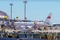 North Korea’s first international commercial flight in three years lands in Beijing