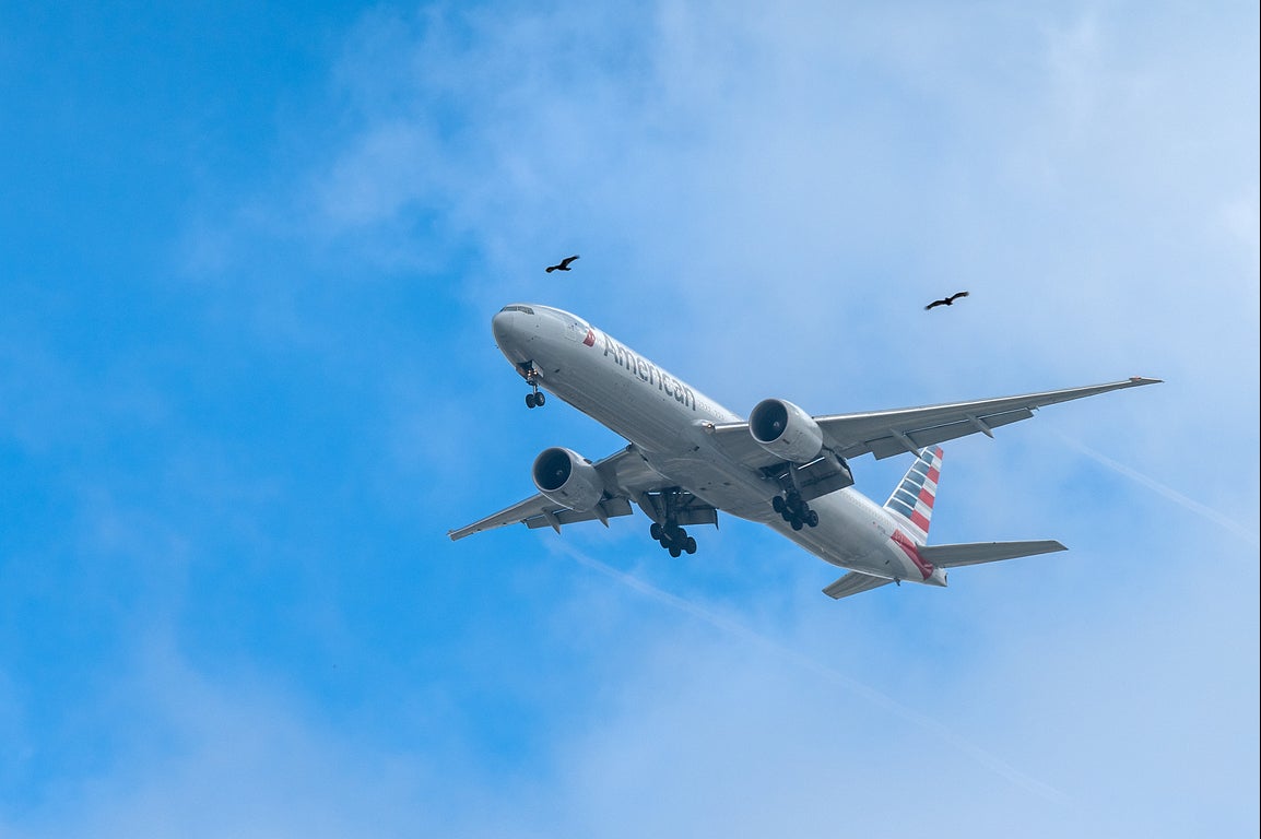 An American Airlines airplane