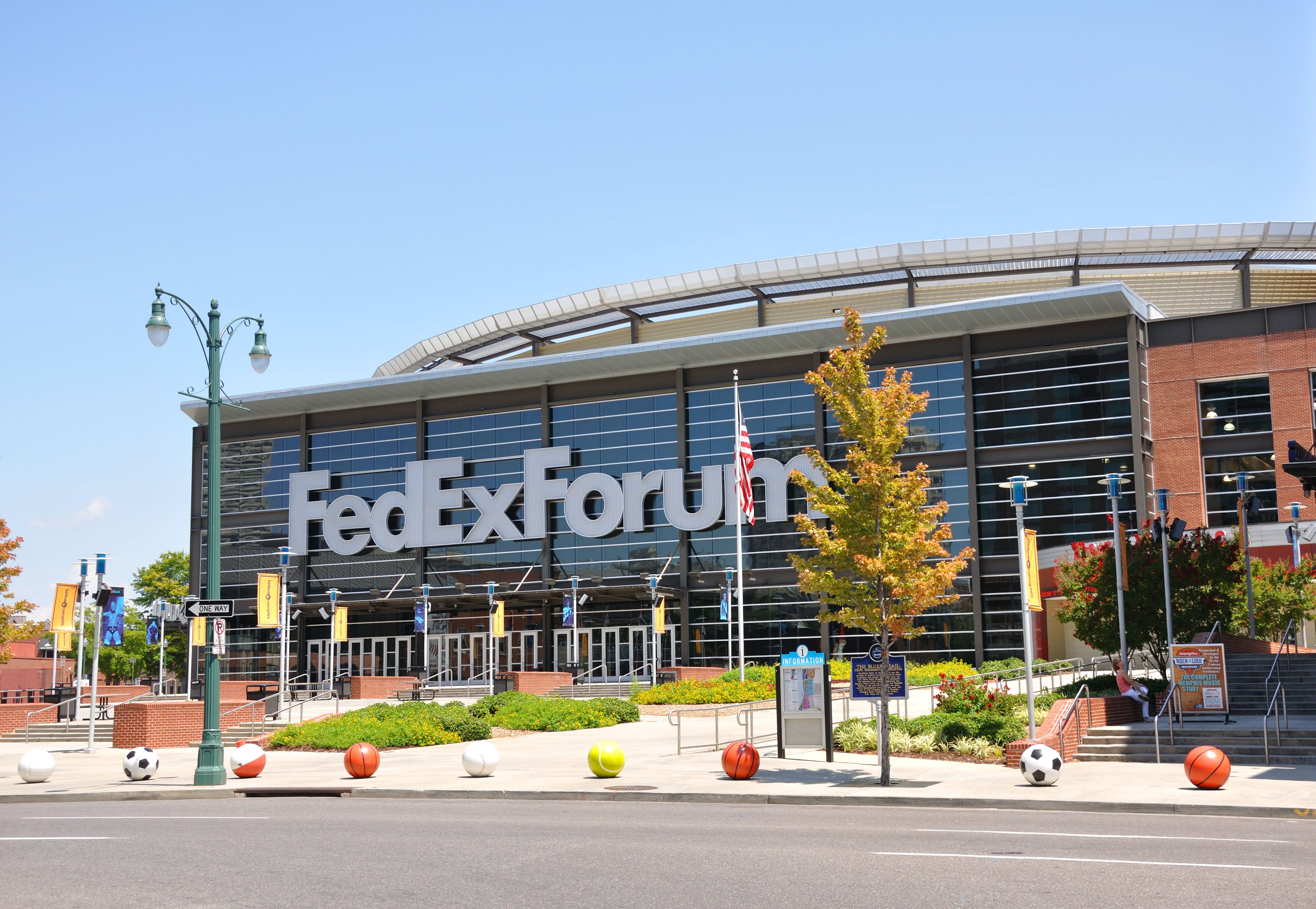 FedExForum in Downtown Memphis