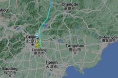 Watch: North Korea’s first international commercial flight in three years lands in Beijing