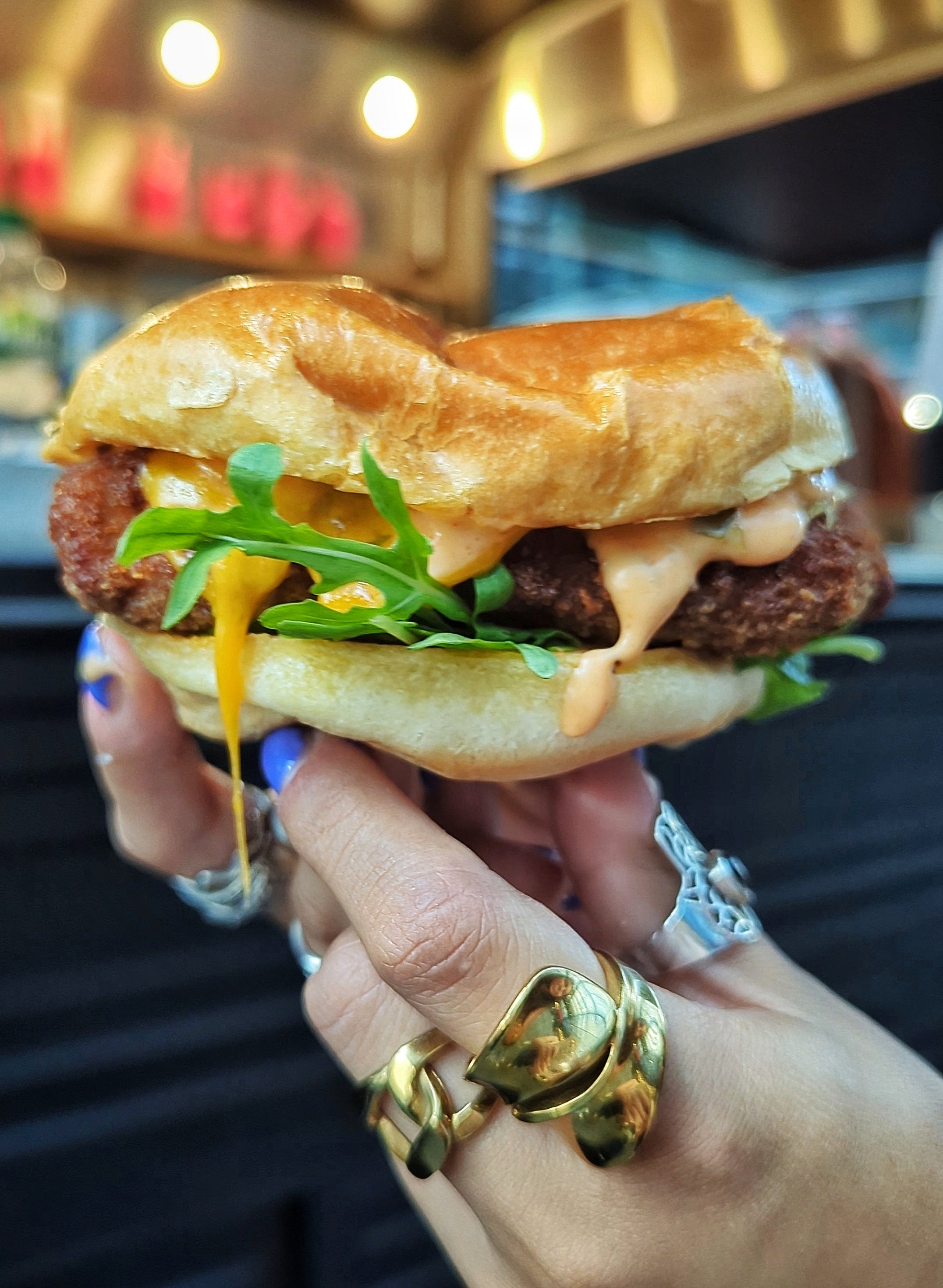 This burger truck employs staff from the deaf community