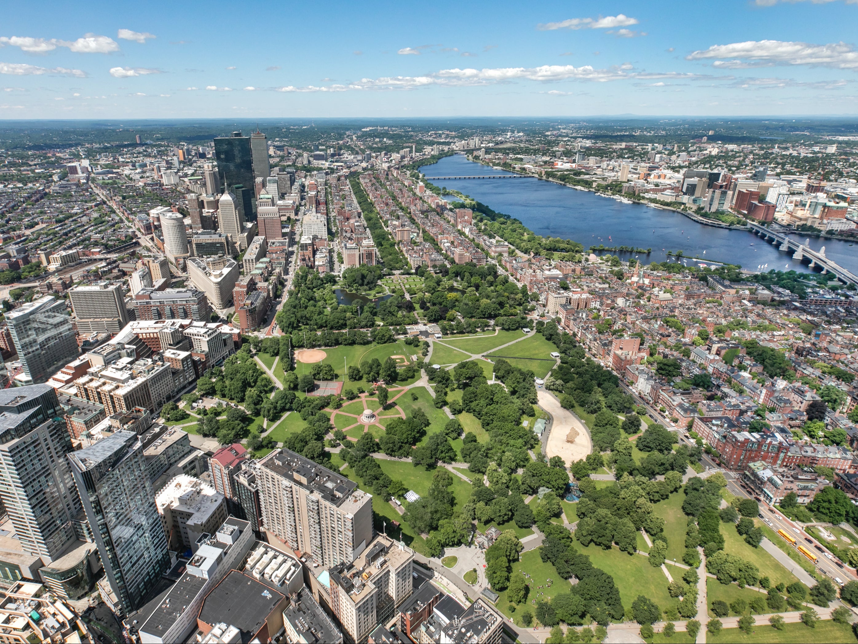 Boston Common was America’s first public park and here you’ll find outdoor theatre shows, a carousel and various sculptures