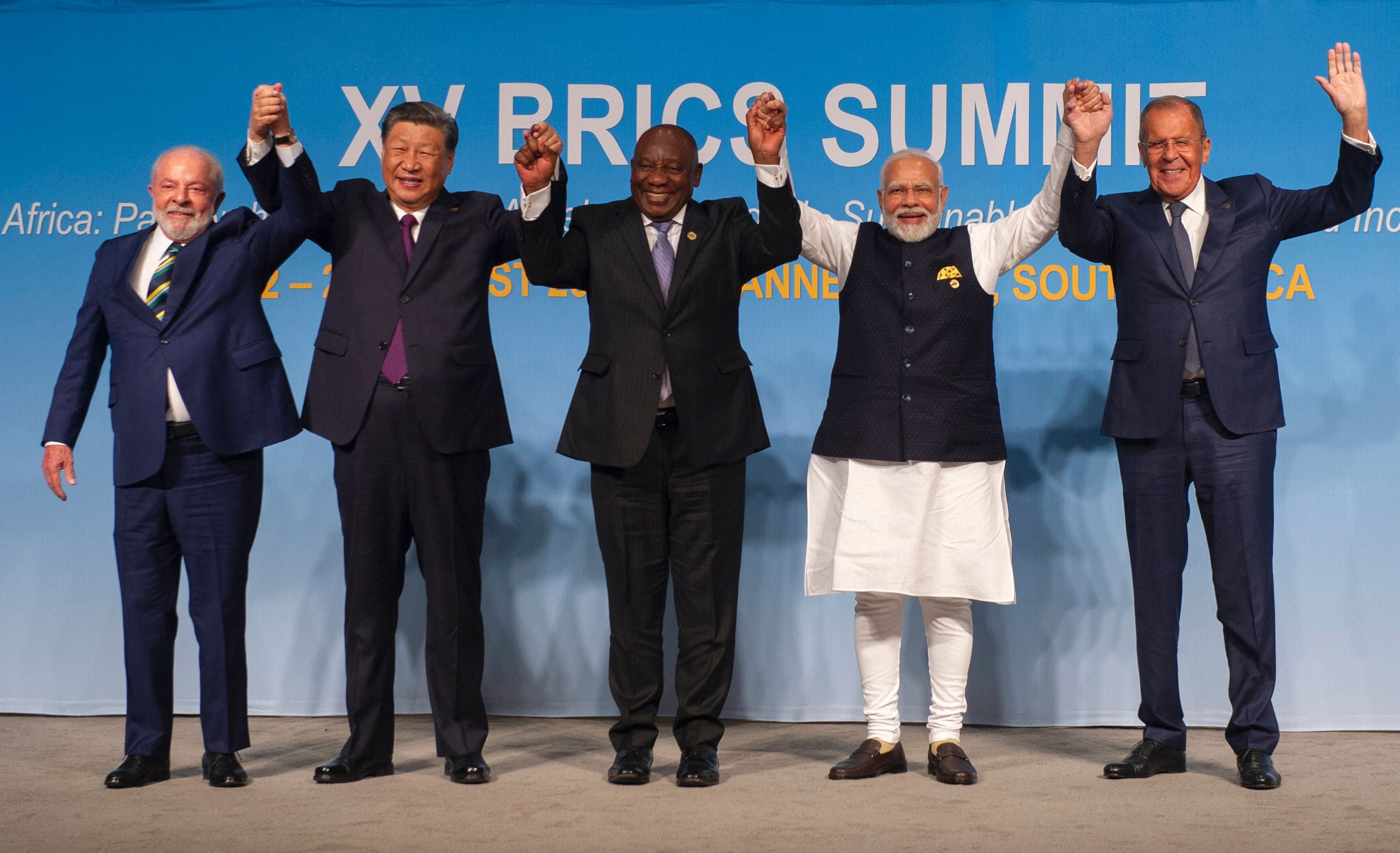 Brics leader pose for picture after the summit