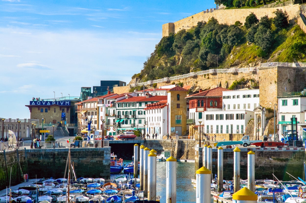 The old town port, which buzzes with tourists and locals