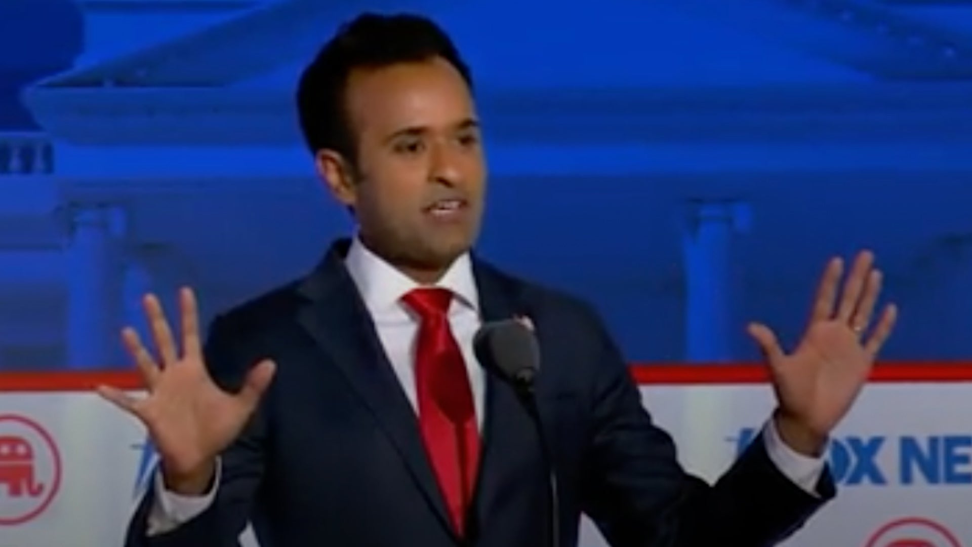 Vivek Ramaswamy calls climate change a ‘hoax’ during GOP debate