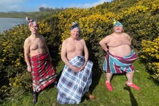 ‘Men in Quilts’ take on kilted hunks with comedy show and calendar of their own