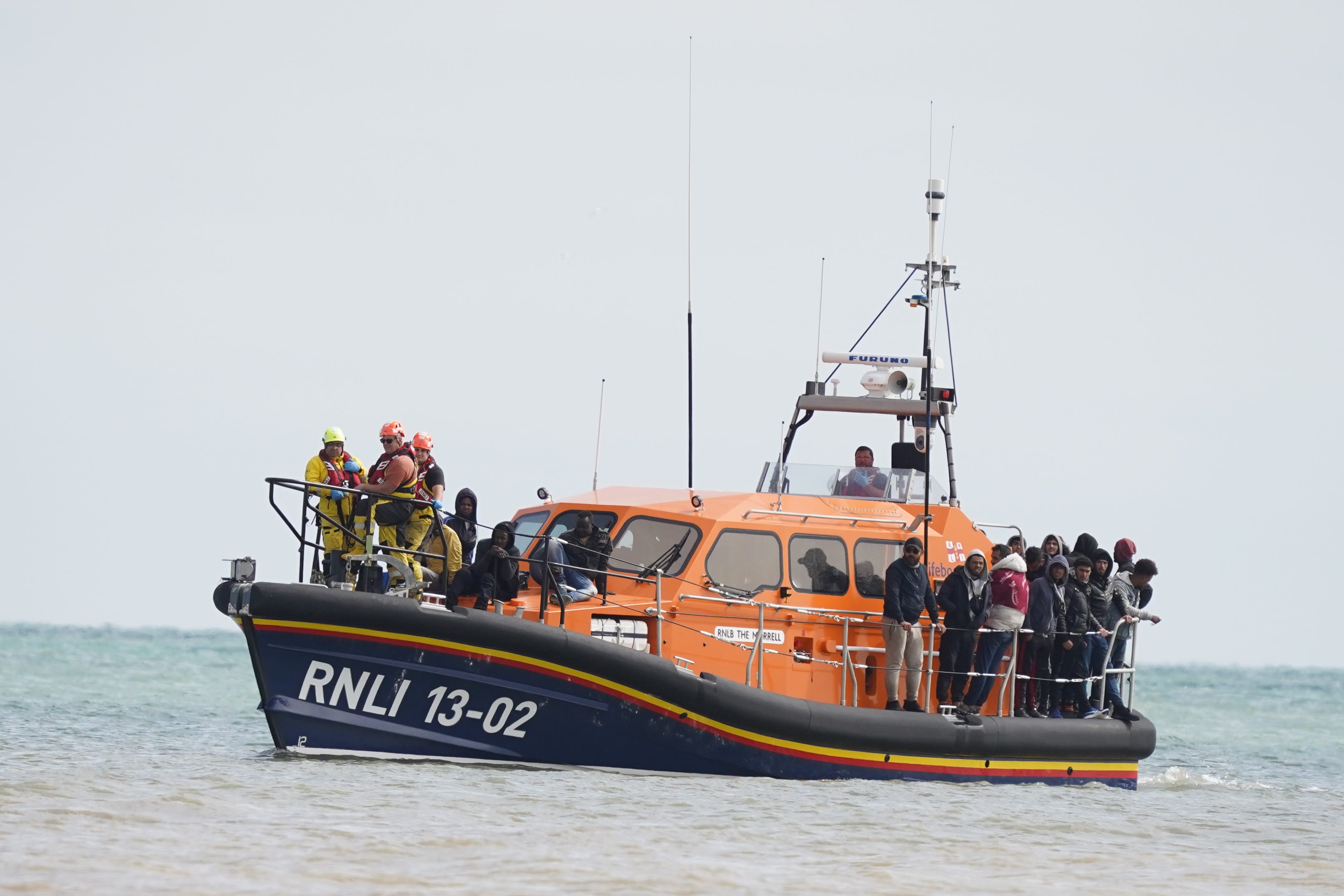 More than 19,000 migrants have arrived in the UK after crossing the English Channel so far this year (Gareth Fuller/PA)