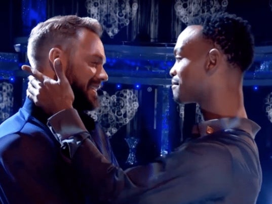 Johannes Radebe and John Whaite on ‘Strictly Come Dancing’