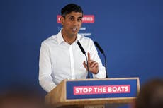 Rishi Sunak facing Tory revolt over record immigration figures