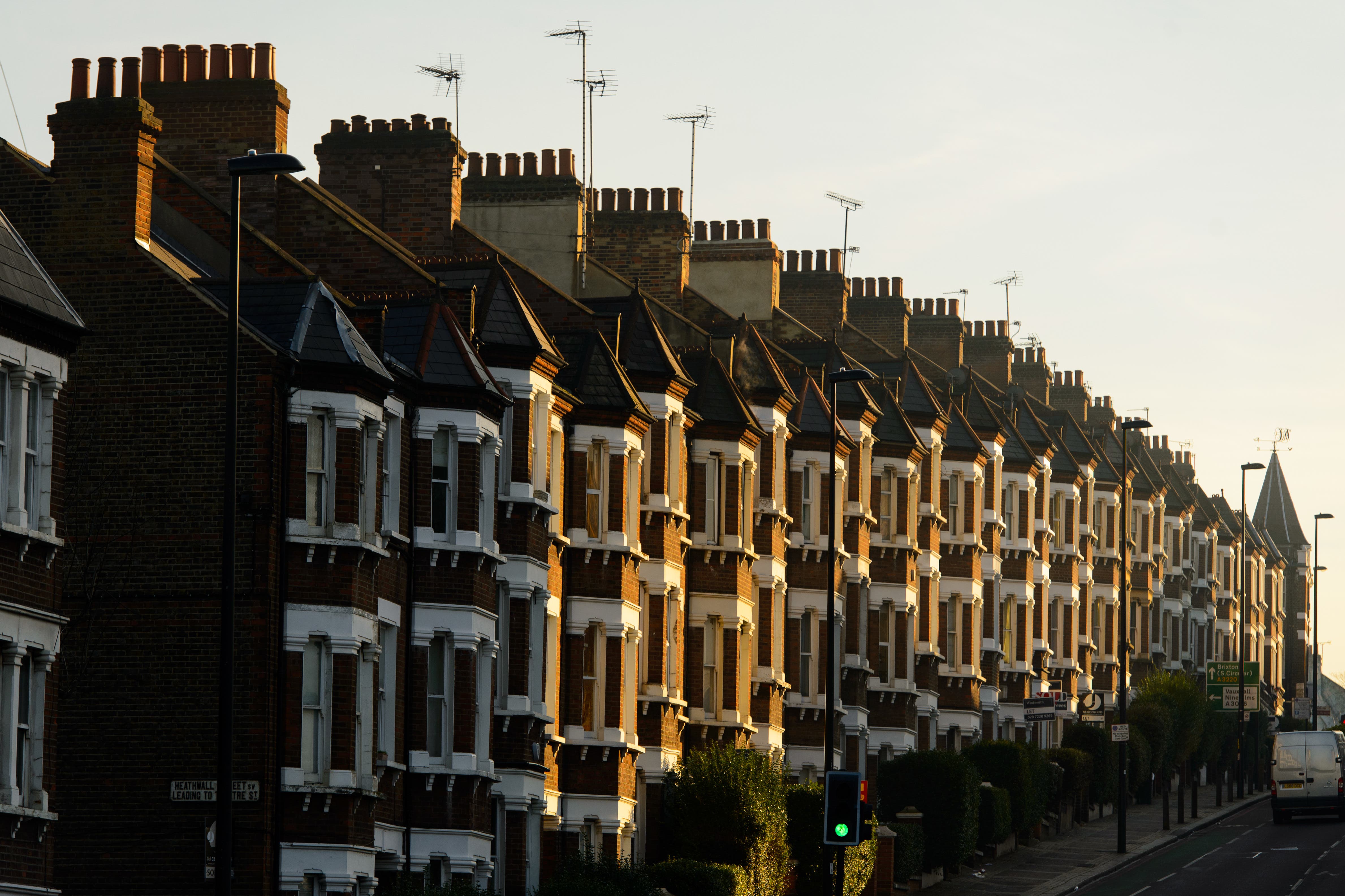 More than one in 10 terraces in some areas of England were recorded as overcrowded in the 2021 census (Dominic Lipinski/PA)