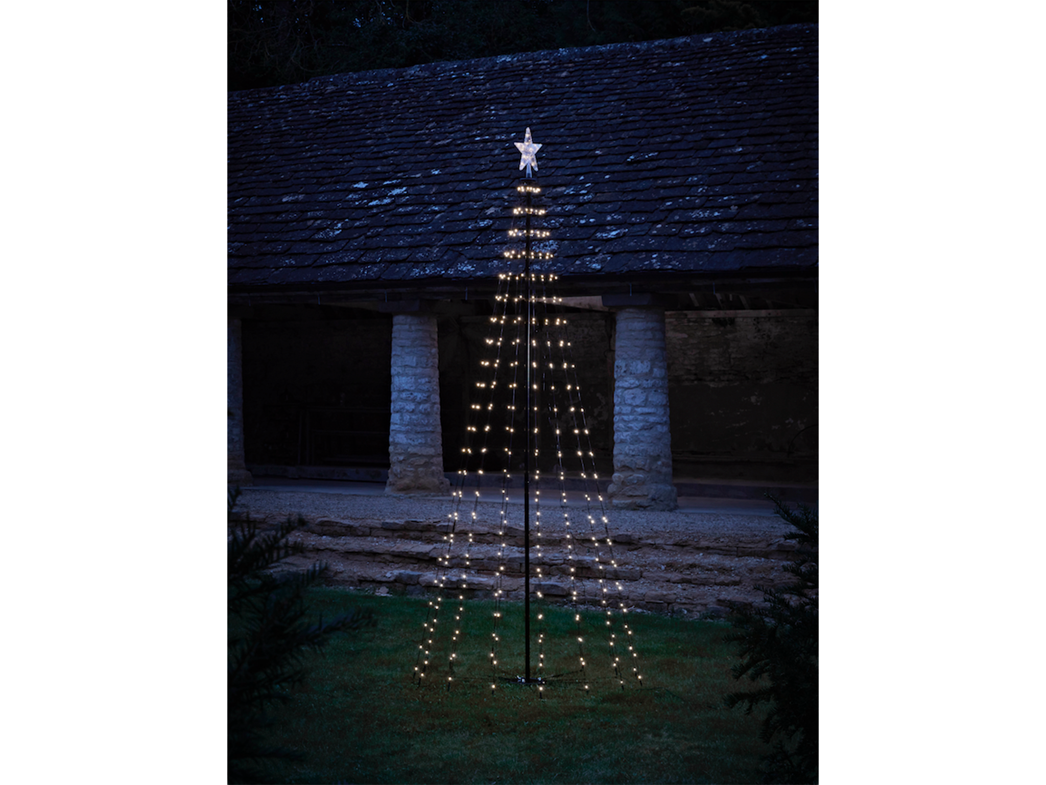 Cox & Cox light up twinkle cone tree