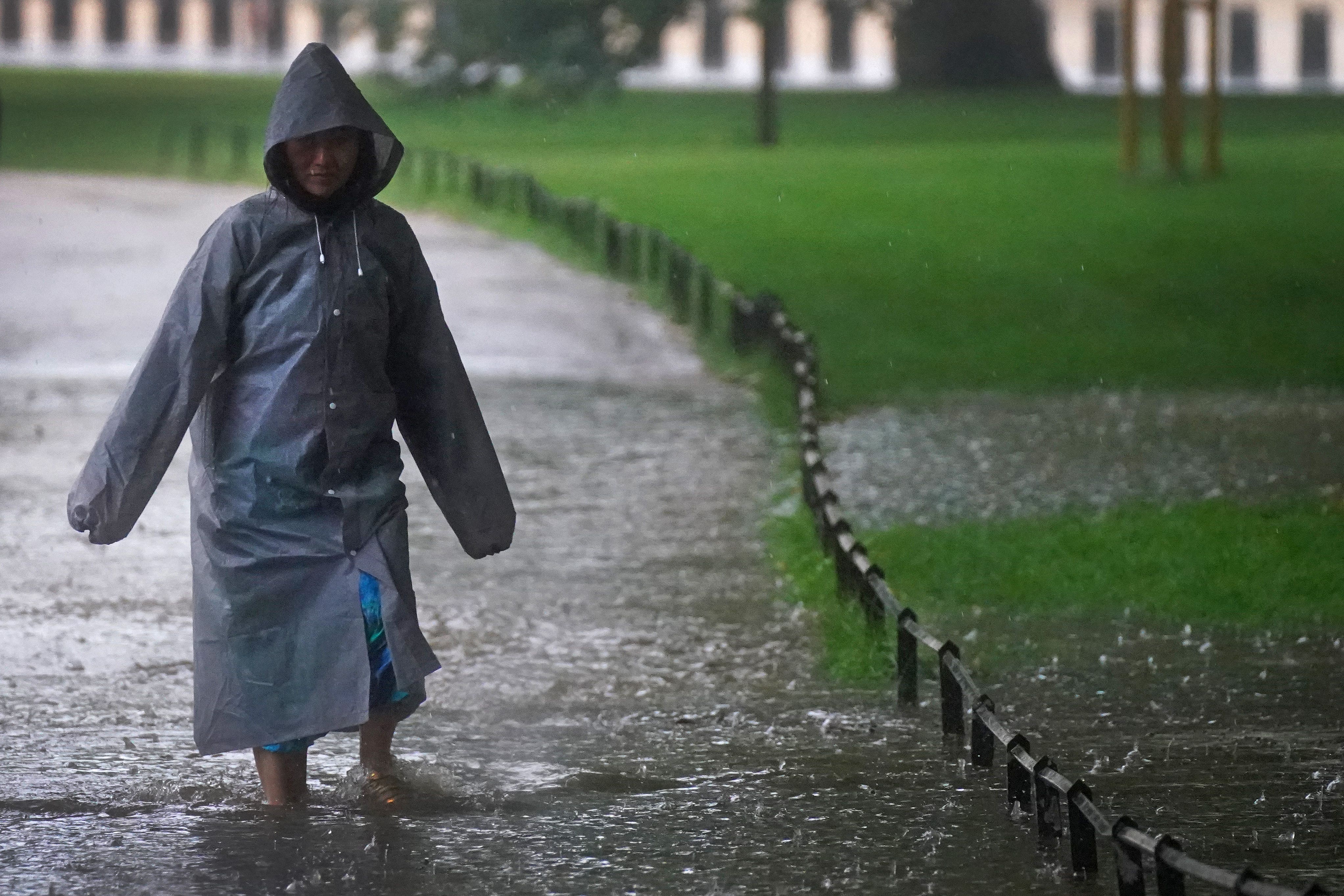 Those on weekend getaways will hope to avoid any downpours (PA)