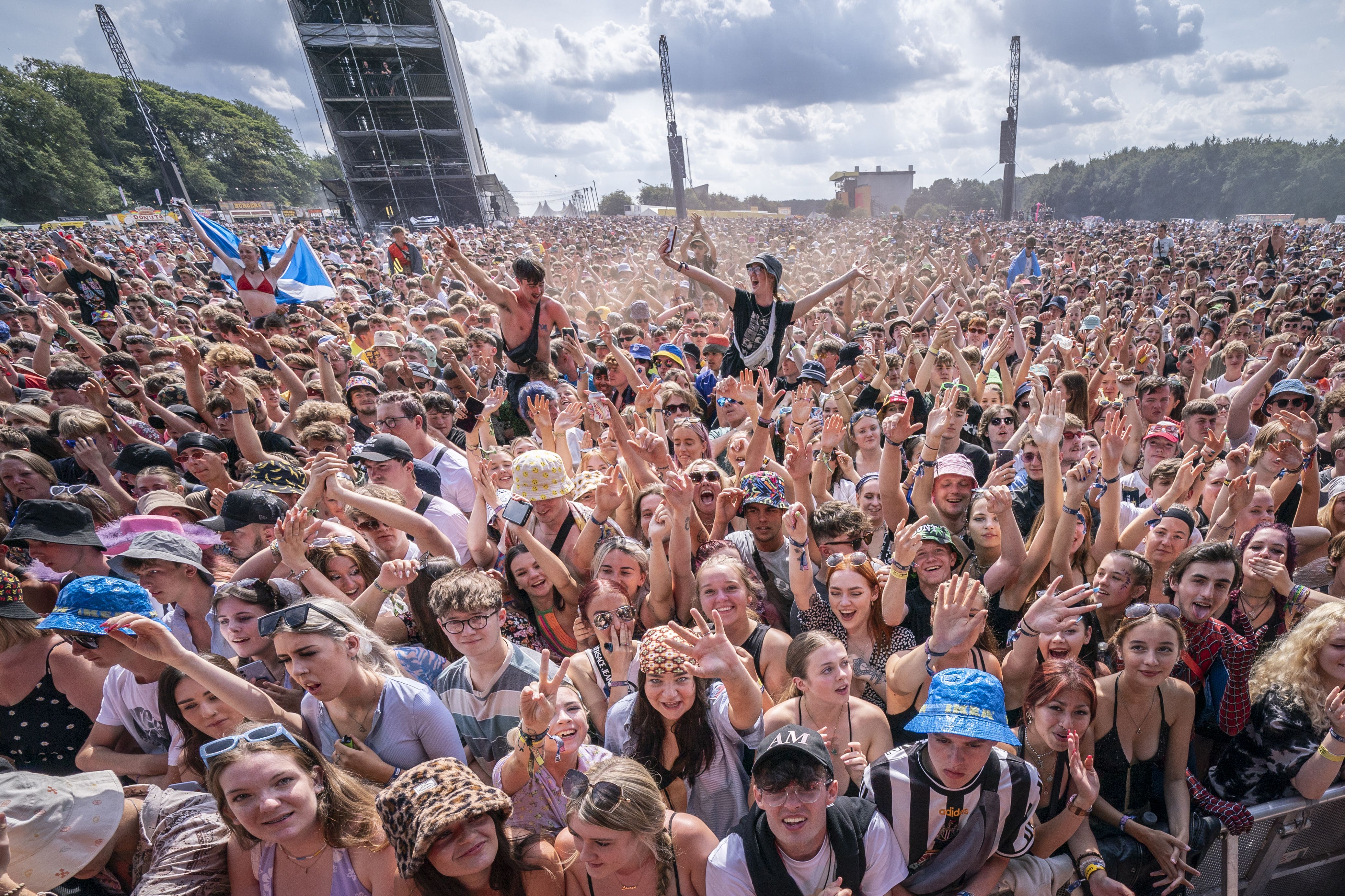 Festival-goers in Leeds will be hoping to avoid heavy rain (Danny Lawson/PA)