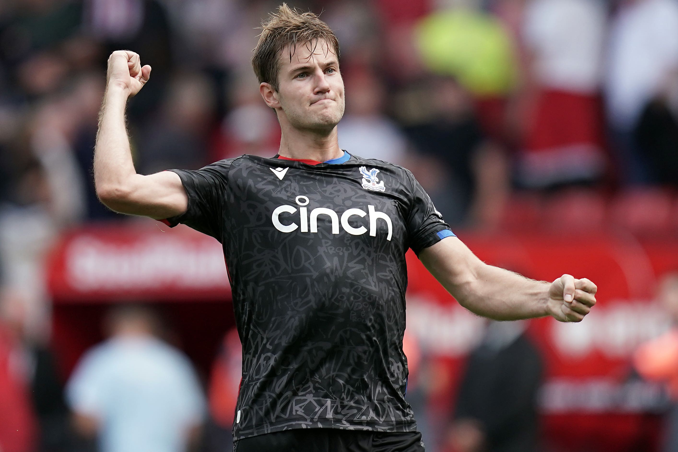 Roy Hodgson talked up the performance of Joachim Andersen, pictured, in Crystal Palace’s 1-1 draw (Robbie Stephenson/PA)