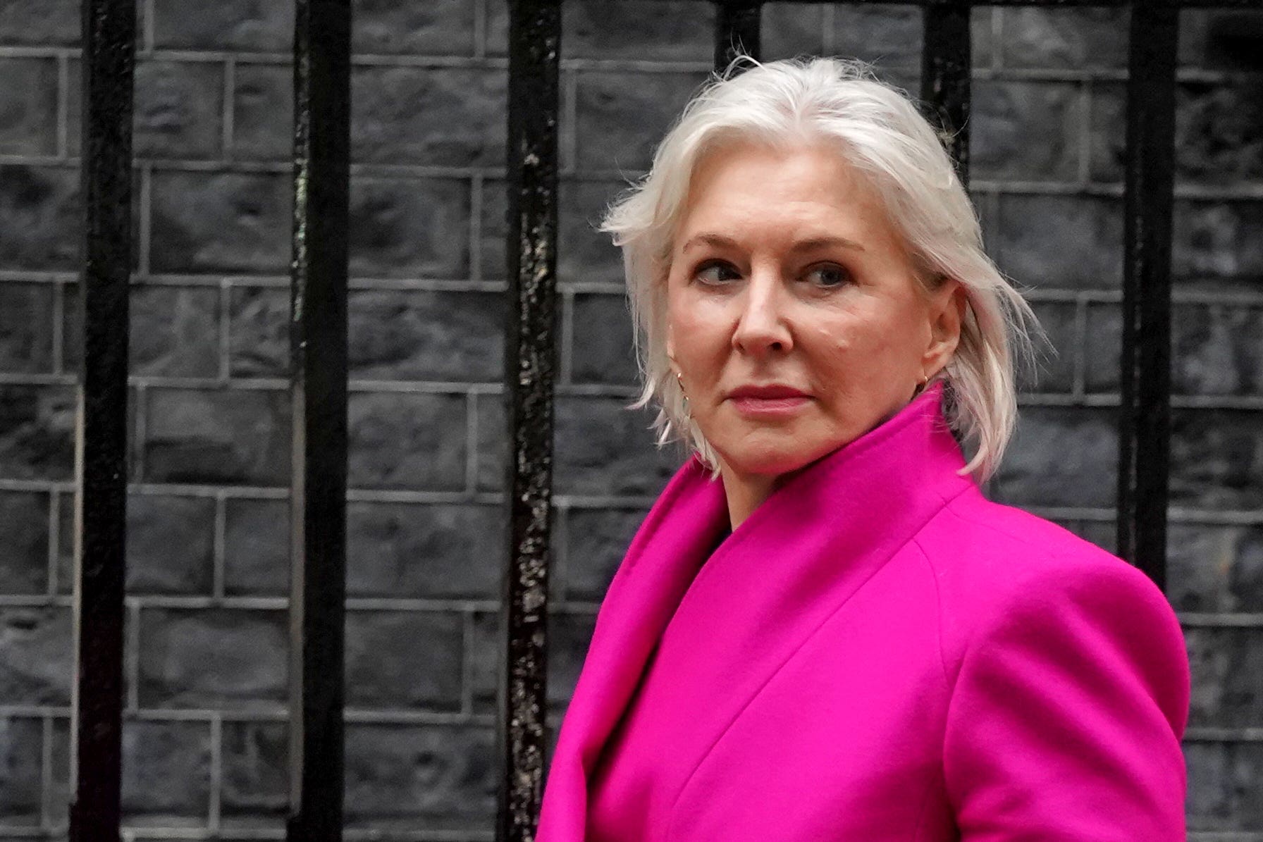 Nadine Dorries arrives in Downing Street (Stefan Rousseau/PA)